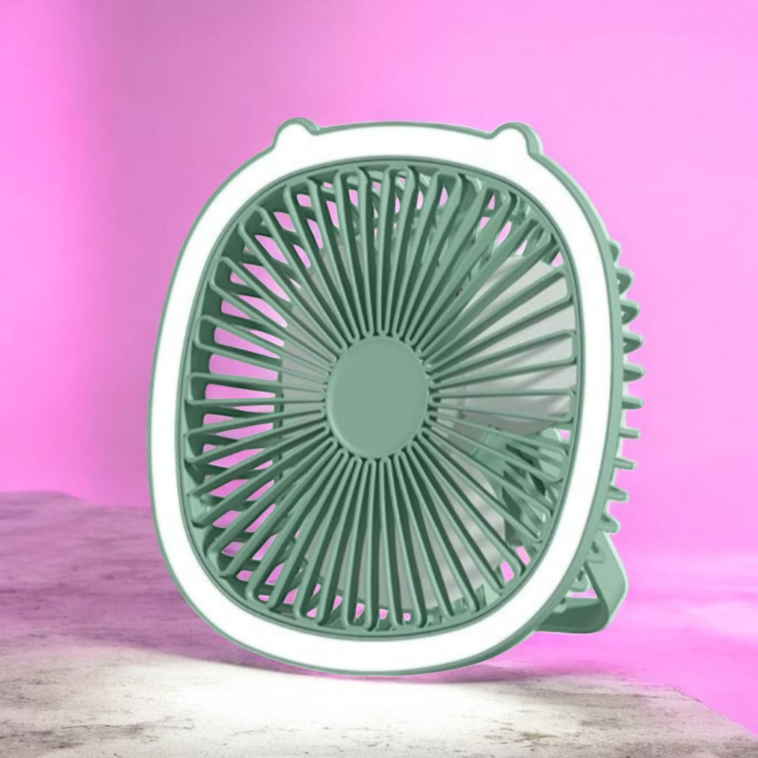 Image of DAKSHWAY High Speed Rechargeable Table Fan with LED Light For Office Desk, Home F3548 Ultra High Speed 1400 mm Table Fan (5 Star | Multicolor | Pack of 1)