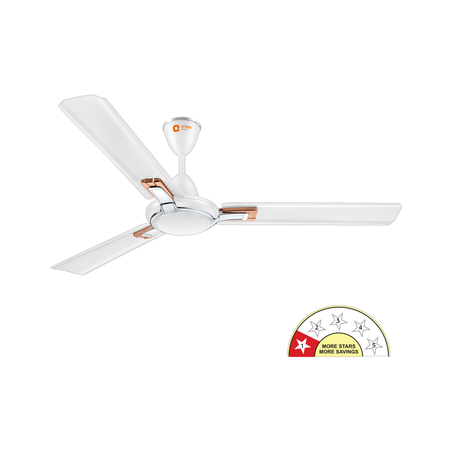 Image of Crompton HIGHSPEED SANTOS ANTIDUST with 2 Year Warranty Anti Dust 1200 mm Ceiling Fan (Americano Brown | Pack of 2)