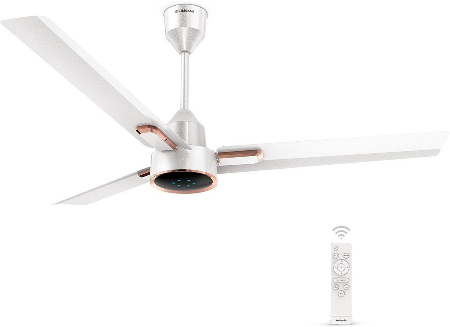 Goldmedal Opus Prime BLDC with 5 Year Warranty BLDC Motor with Remote 1200 mm Ceiling Fan