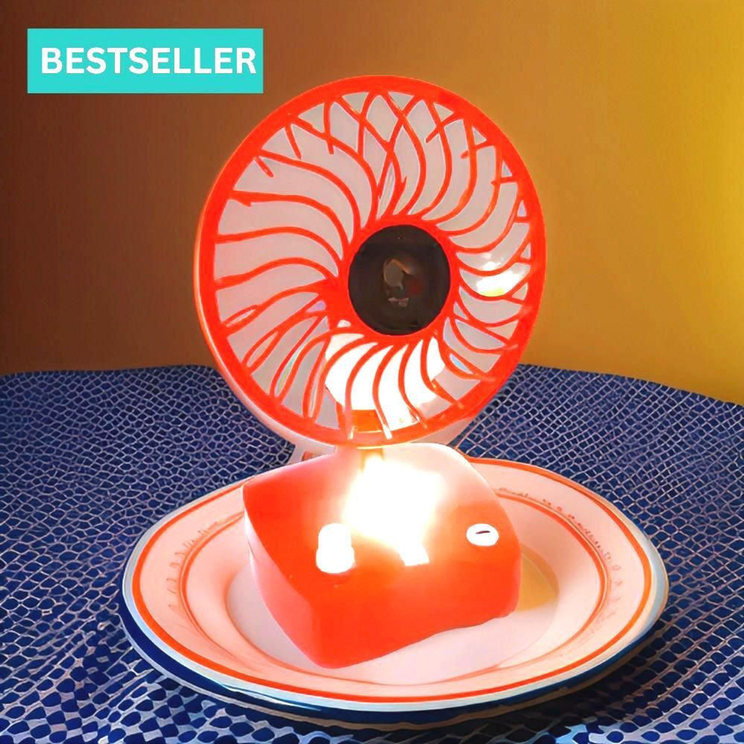 Image of PARADISEECOM (Table Fan) TurboGale: Power-Packed Table Fan for Instant Cooling PT183 with 1 Year Warranty 1000 mm Table Fan (Multicolor | Pack of 1)