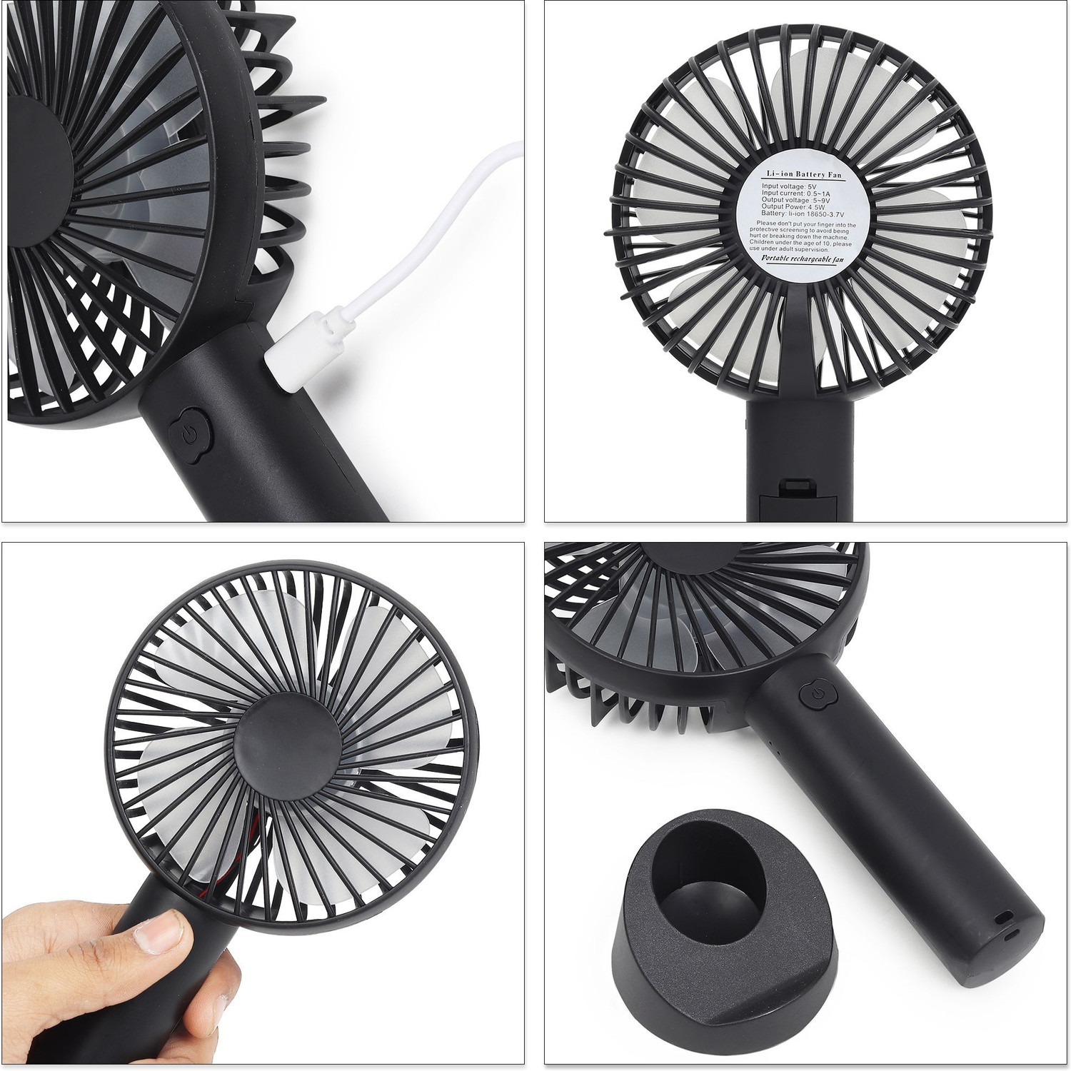 Image of Toxicology Mini Fan with 3 Months Warranty Ultra High Speed 4 mm Table Fan (White | Pack of 1)