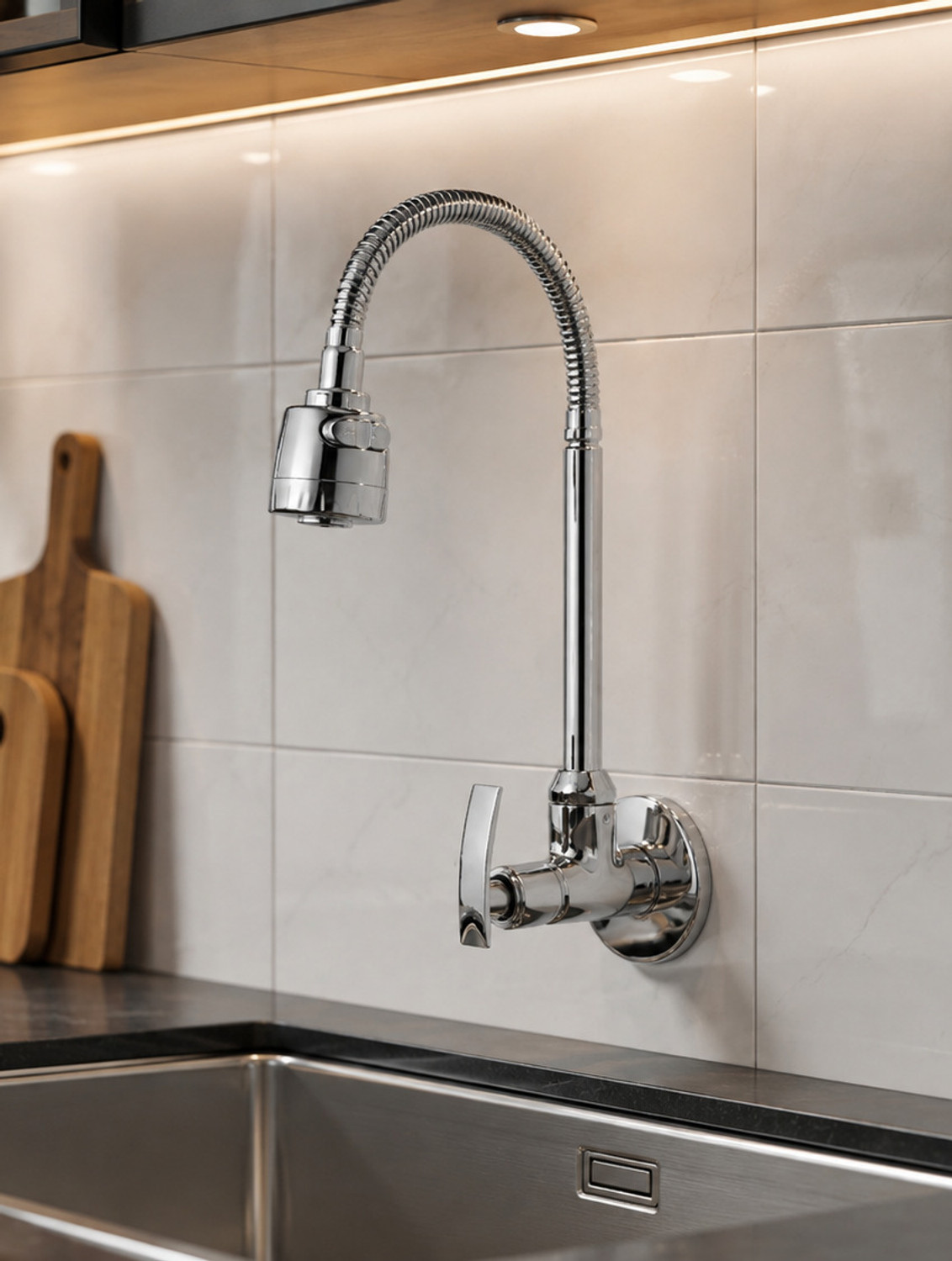 Image of Clinton Orio Brass Pillar Tap(set-1) for Wash Basin | Pillar Cock | Quarter-Turn | Ceramic Disc Cartridge | Foam Flow Pillar Tap Faucet (Wall Mount Installation Type)