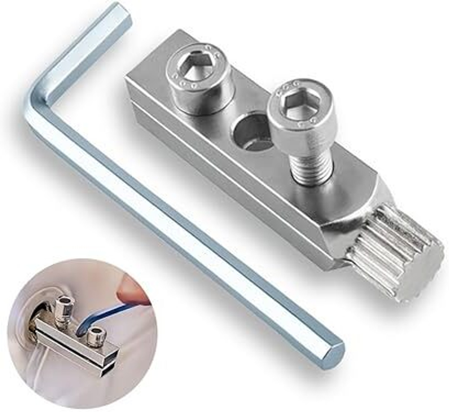 Image of CLIBO Fusion Angle Valves And 18inch Connection Pipe (SS 304 Heavy Duty) Angle Cock Faucet (Single Handle Installation Type)