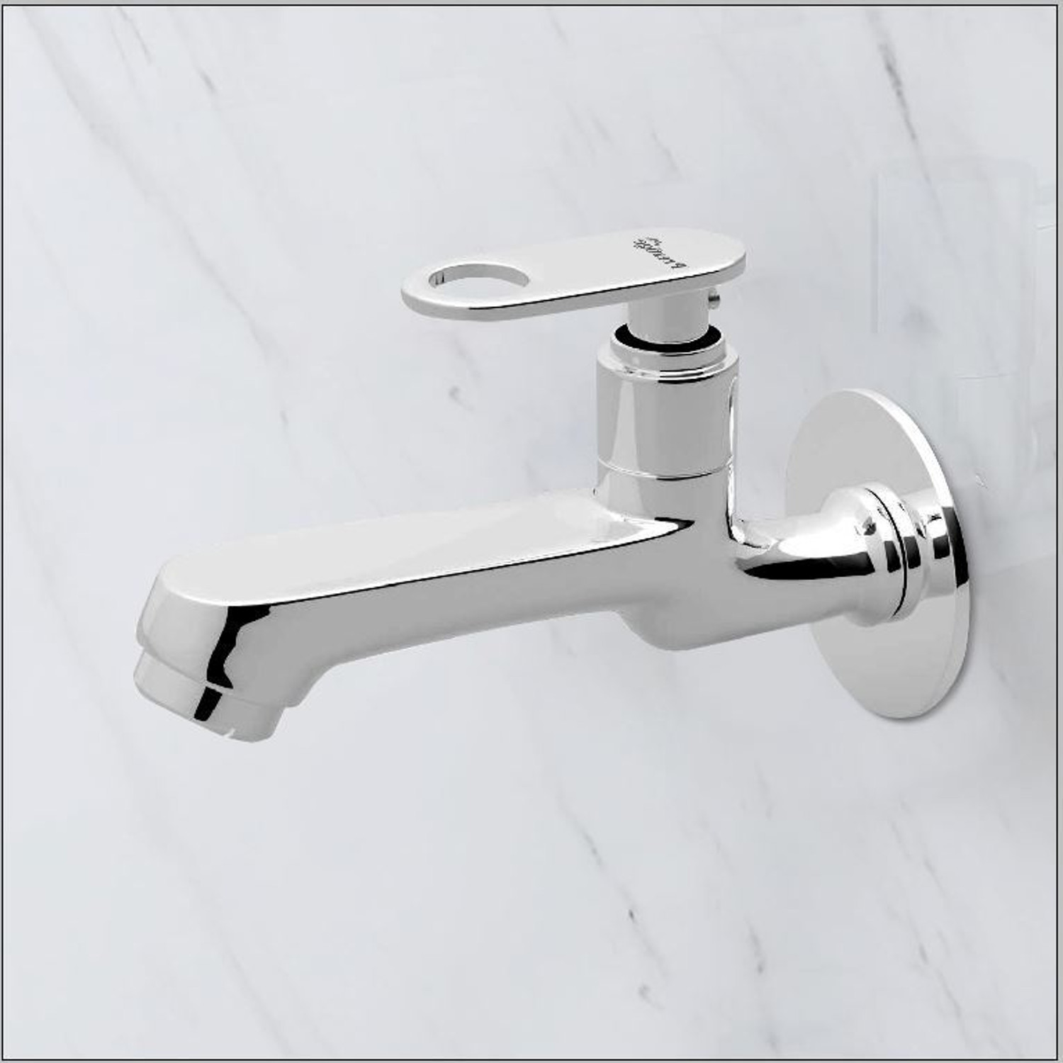Image of Prestige Step Wall Mixer 3-in-1 | Wall Mounted Bathroom Mixer with L Band Step Wall Mixer 3-in-1 Wall Mixer Faucet (Wall Mount Installation Type)