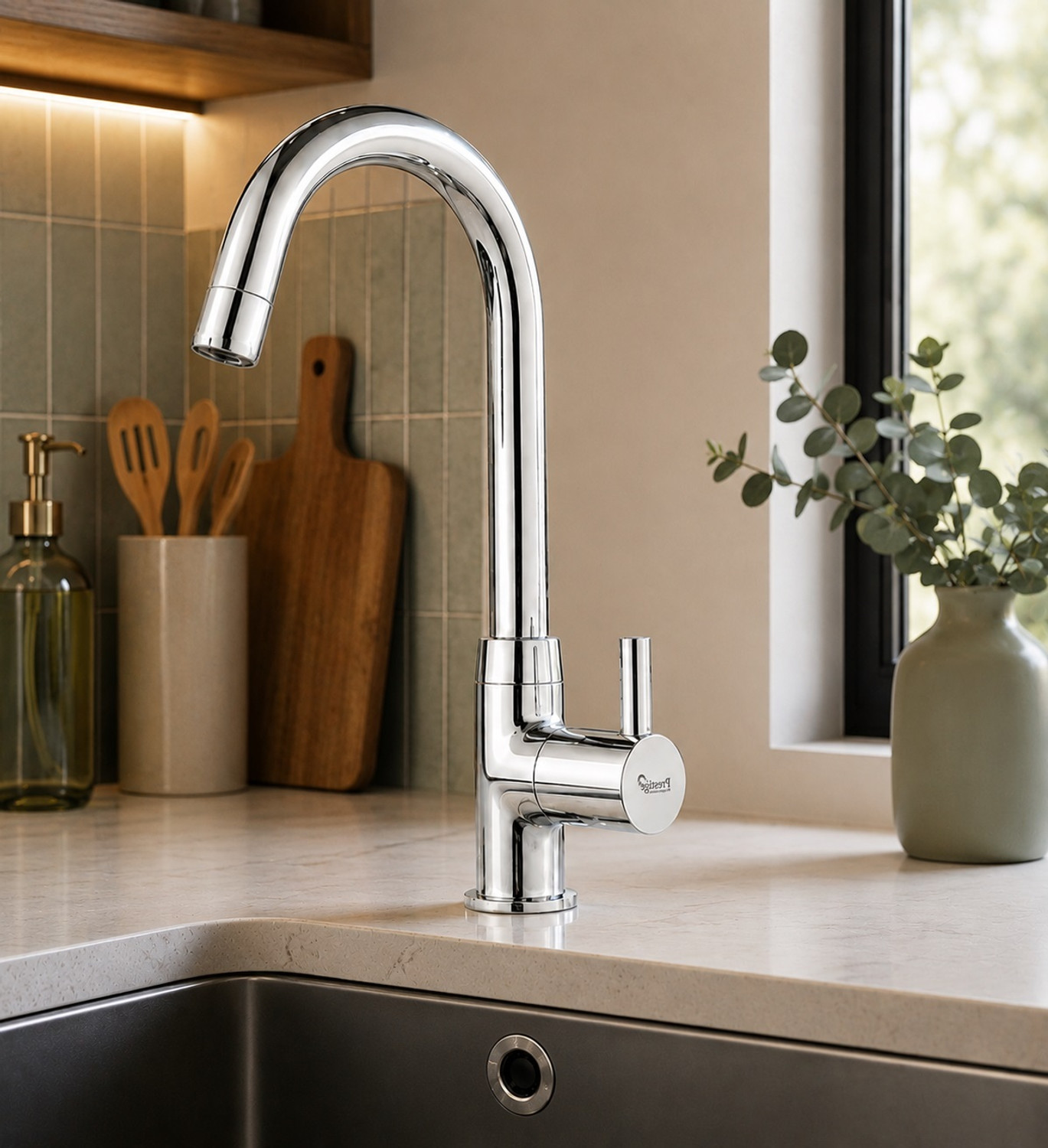 Image of PIXAFLO Universal Tap Extender for Kitchen Sink 3-Function Pull Down Faucet Head Tap Extender for Kitchen Sink, Flexible Faucet with Tap Extension Aerator Foam Flow Faucet (Spout Installation Type)