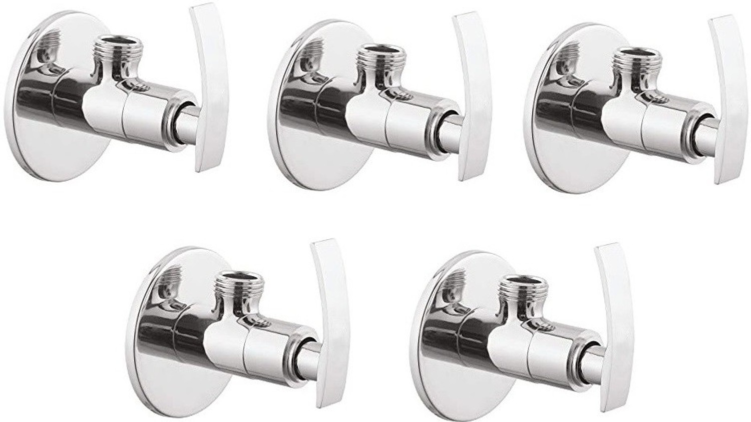 Image of Clinton Orio Brass Pillar Tap(set-1) for Wash Basin | Pillar Cock | Quarter-Turn | Ceramic Disc Cartridge | Foam Flow Pillar Tap Faucet (Wall Mount Installation Type)