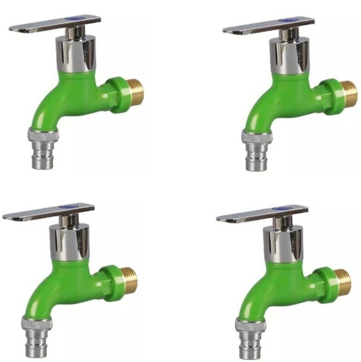 Image of Bromo Pvc Sink taps for kitchen PACK OF 2 sink cock pvc , pvc tap Kitchen Mixer Faucet for Kitchen (wall mount , white) Kitchen Mixer Faucet (Wall Mount Installation Type)