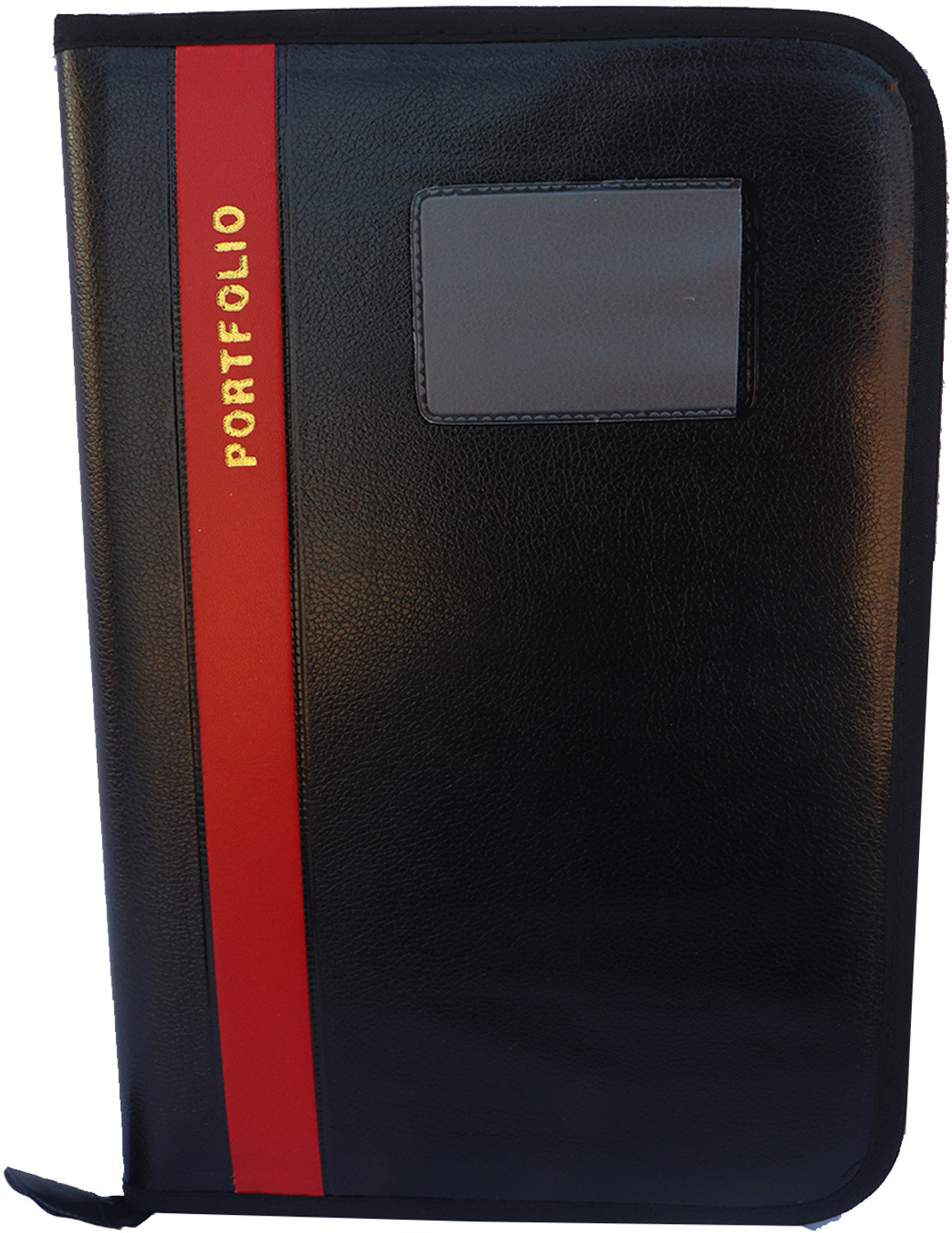 Image of C J Choice PU Leather Multipurpose Magnetic Button Lock With Clip Conference File Folder Certificate Organiser for Meetings, Conferences, Seminars, Presentations, Interview Portfolio (Set Of 1, Black)
