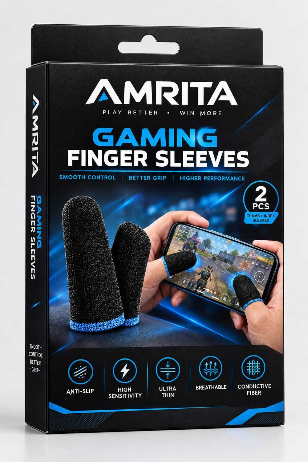 SS GROUP AMRITA-GFS-02 Finger Sleeve Pack of 2 - Image 6