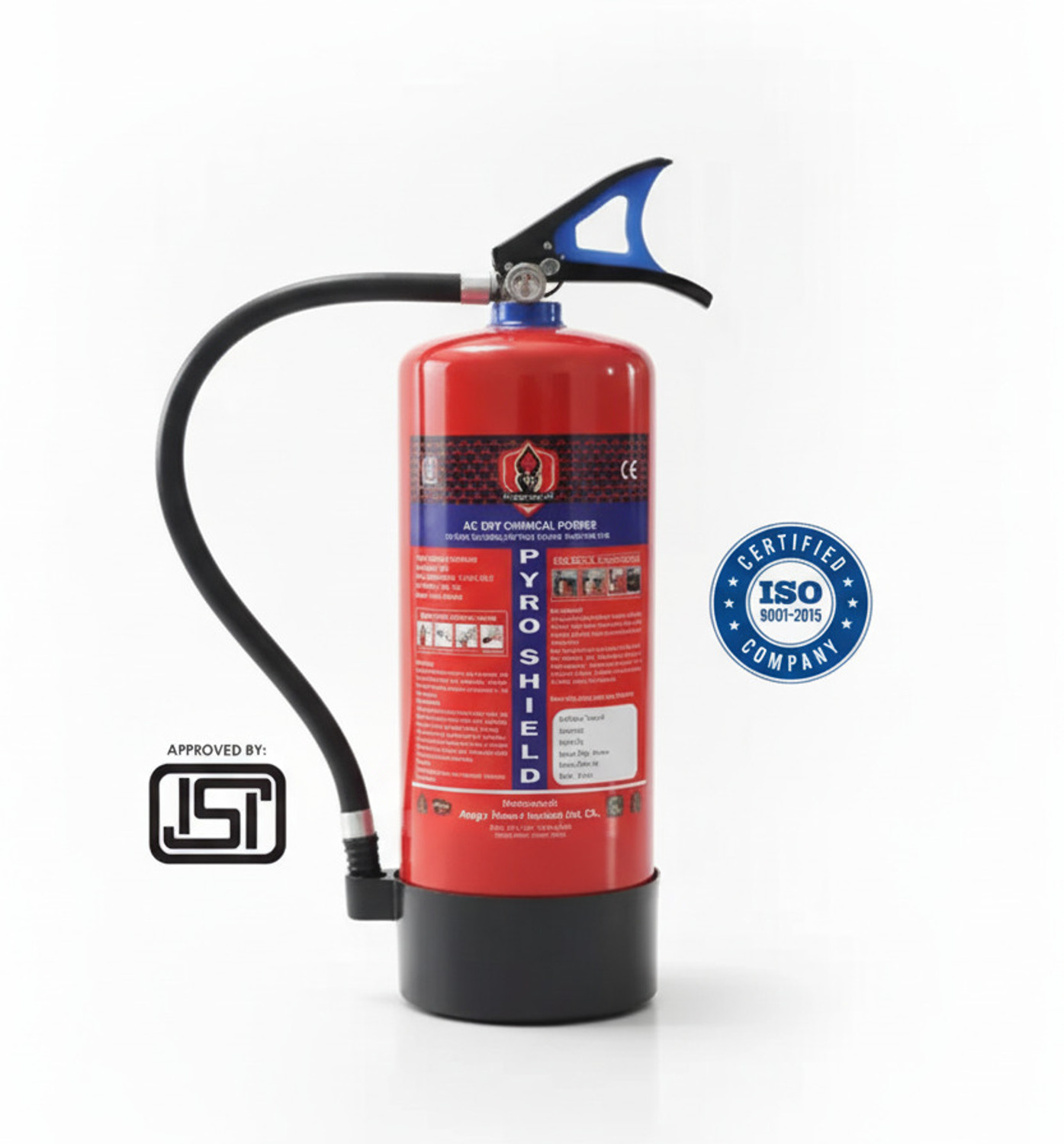 Image of Blazeproof Fire ABC Powder Type 1 Kg (Pack of 4 ) Fire Extinguisher Mount (1 kg)