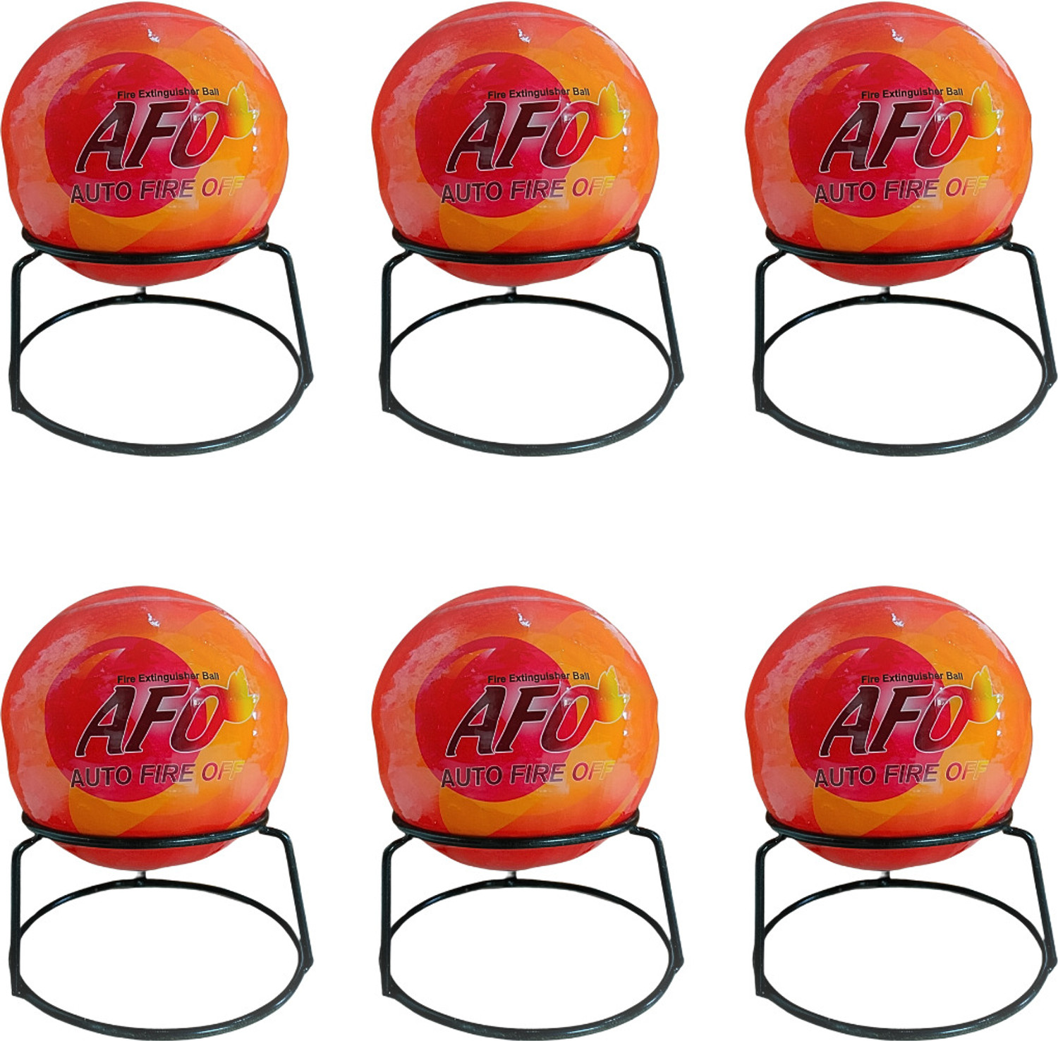 Image of Blazeproof Fire ABC Powder Type 1 Kg (Pack of 4 ) Fire Extinguisher Mount (1 kg)