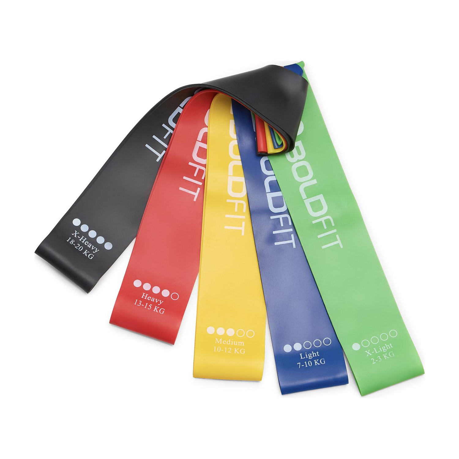 BOLDFIT Resistance Bands Mini Loop for Home Workout - Image 6