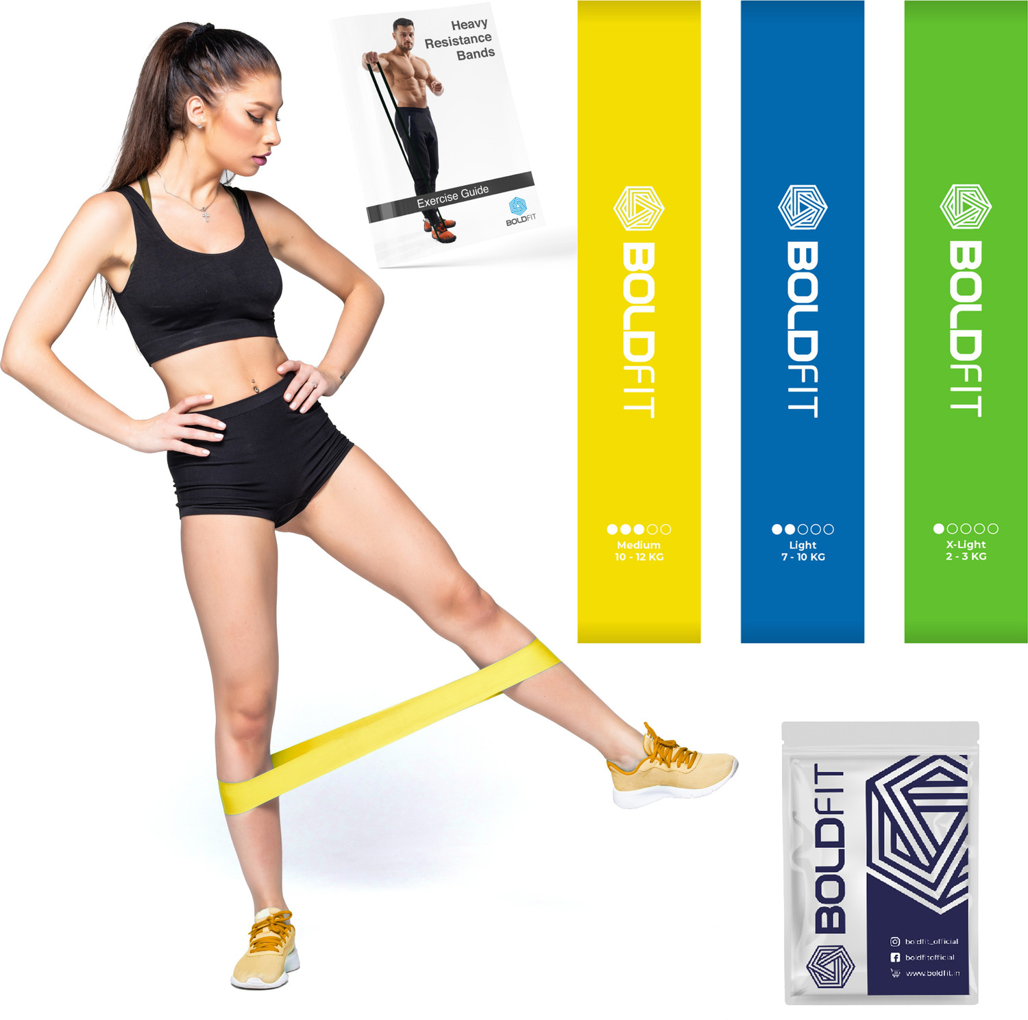 BOLDFIT Mini Loop Resistance Band Heavy - Image 1