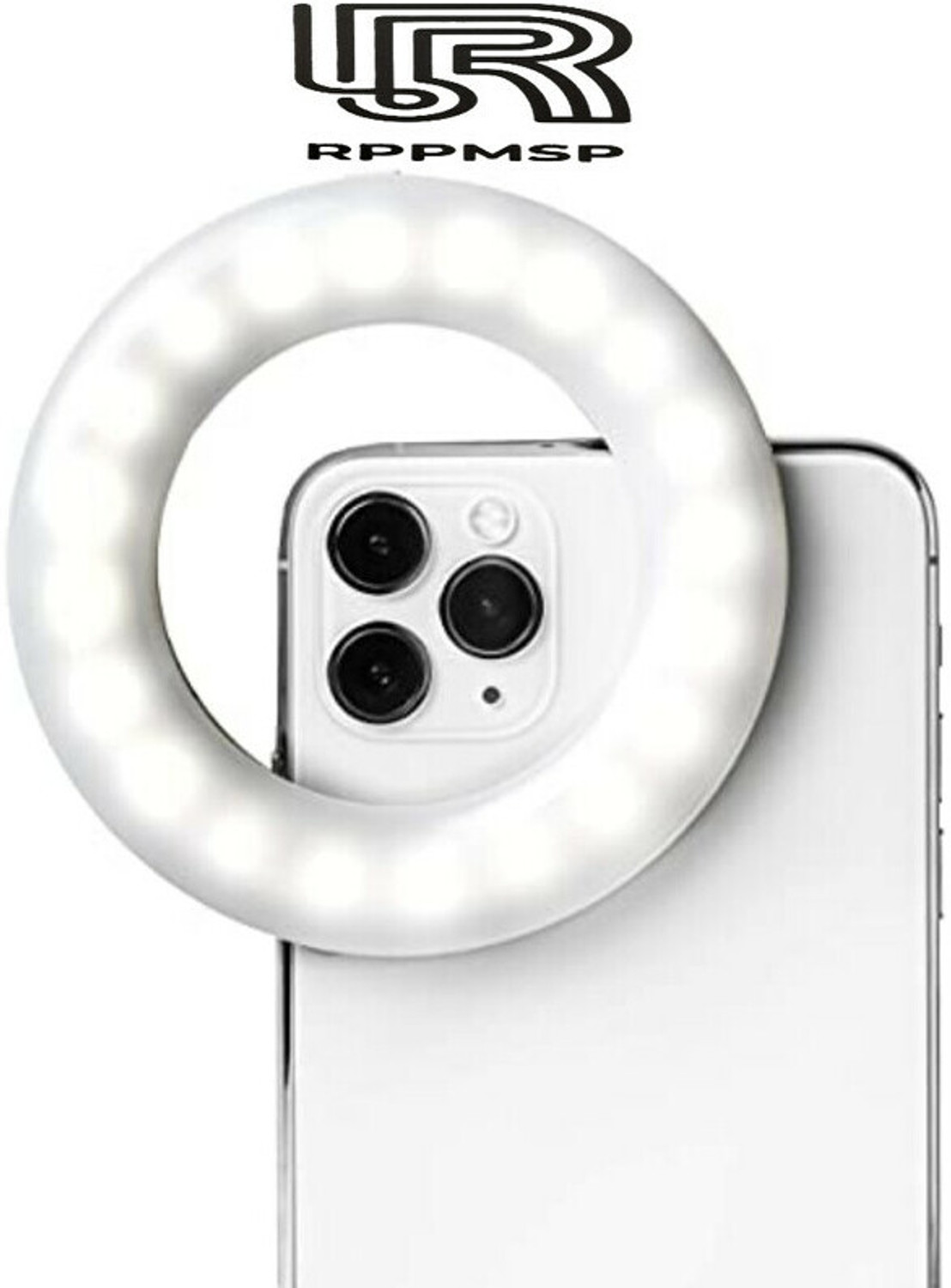 Image of ULTRADART Professional 12 Inch Ring Light with Stand for Reels & Photography Ring Flash (White)