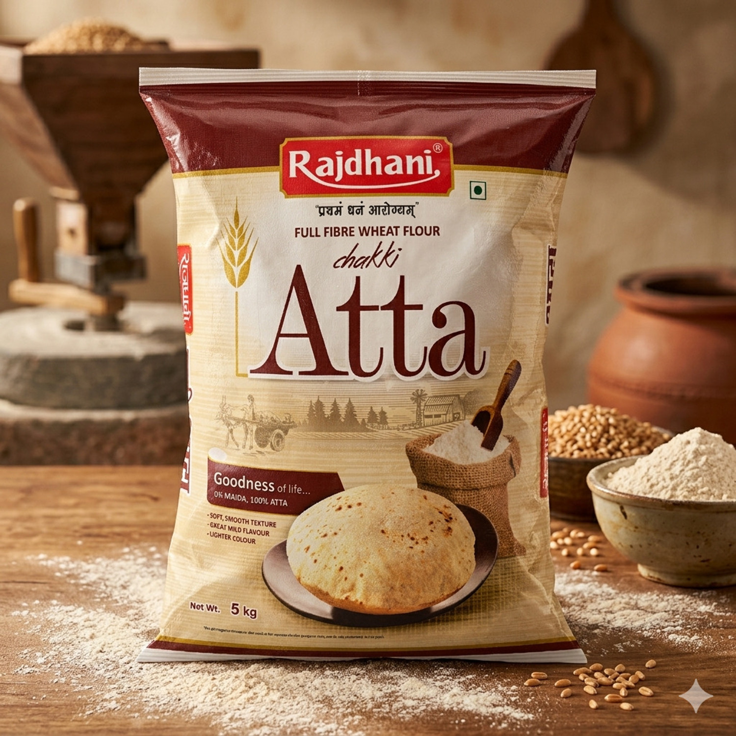 Fortune Chakki Fresh Atta (10 Kg)
