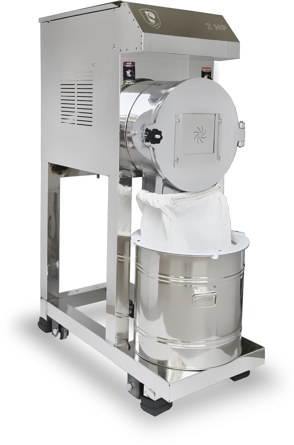 Image of Jaisinghani Group 3HP 2in1 Stainless Steel Pulverizer Machine | Domestic & Commercial Purpose Flourmill