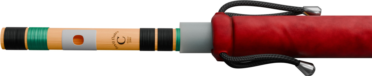 Image of Foxit Musical Right Handed C Natural | Tuned With Tanpura A=440Hz | PVC Fiber Flute Fiber Flute (48 cm)