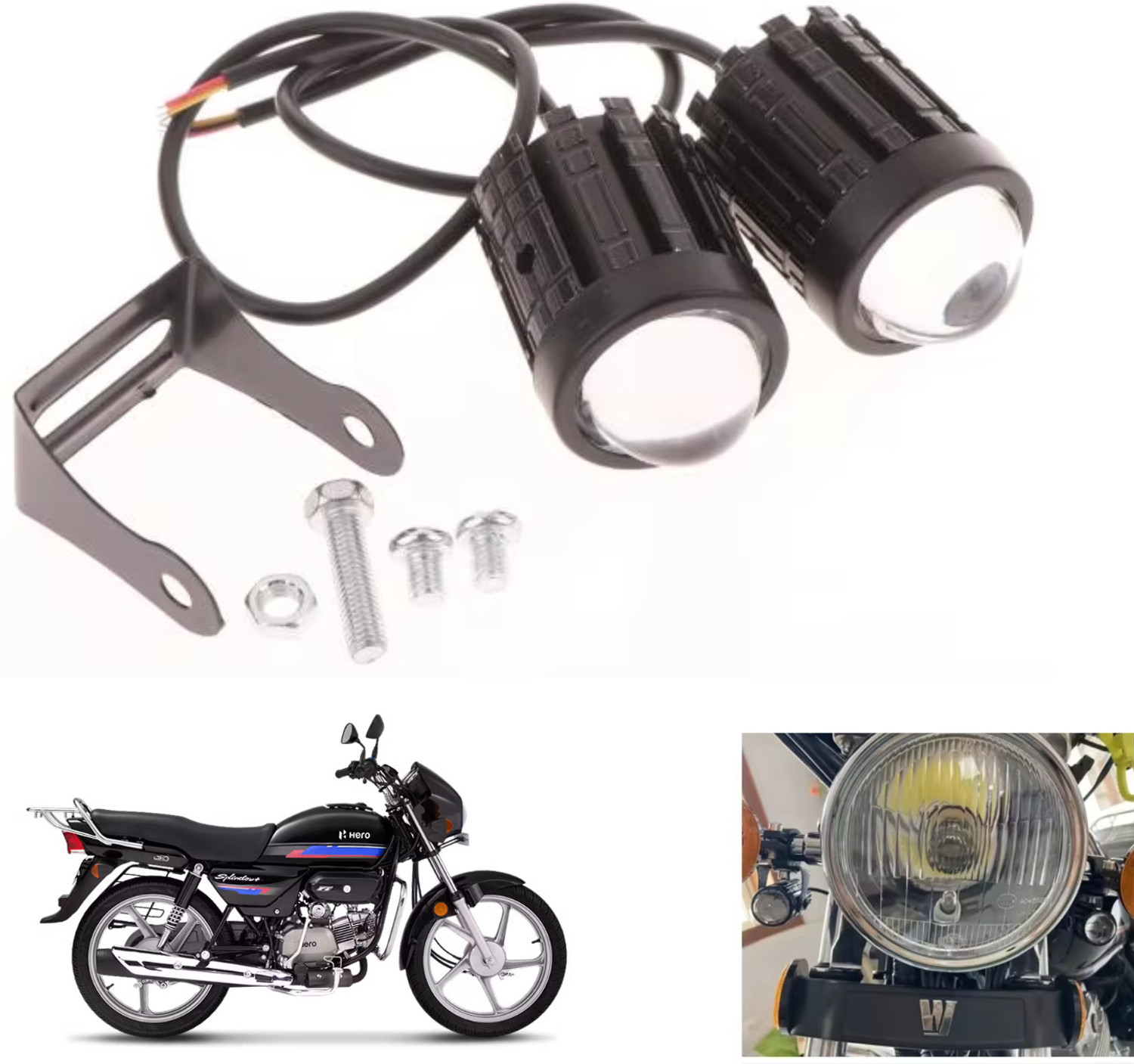 aksmit Mini Drive Dual Color Projector Fog Lamp - Image 6