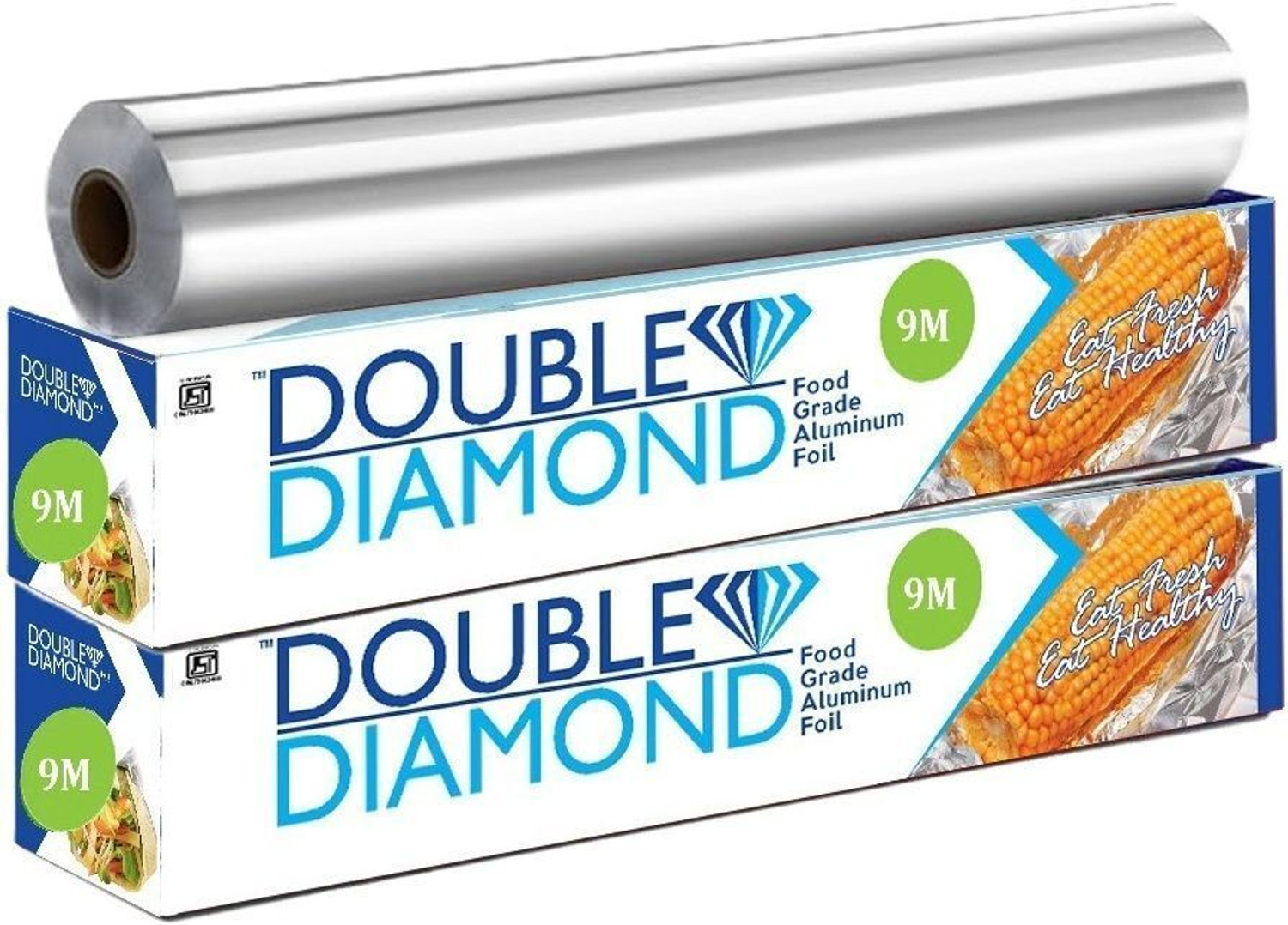 Image of chefwrapp foil paper Aluminium Foil (Pack of 2, 50 m)