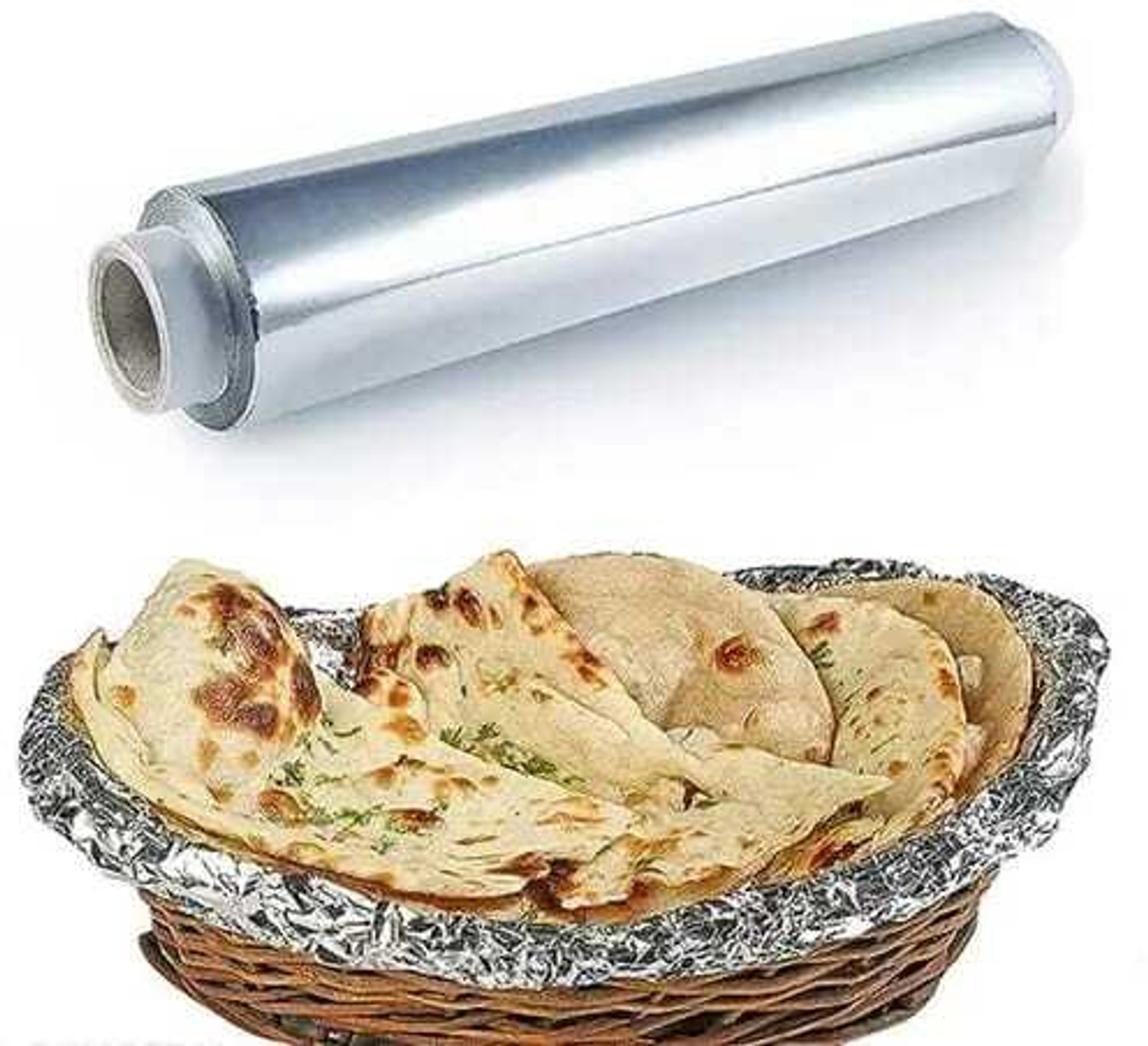 Image of chefwrapp foil paper Aluminium Foil (Pack of 2, 50 m)