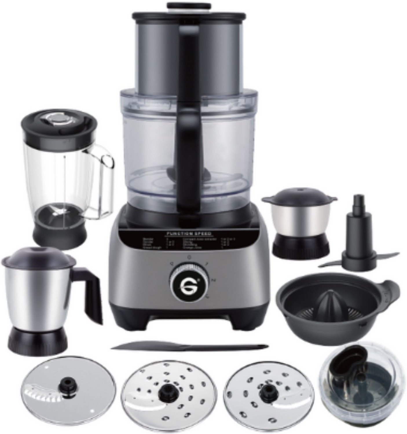 gorek technologies GT-FP101-1300 Watt Premium Design Copper Motor Mixer Grinder Enhanced Inlet 1000 W Food Processor