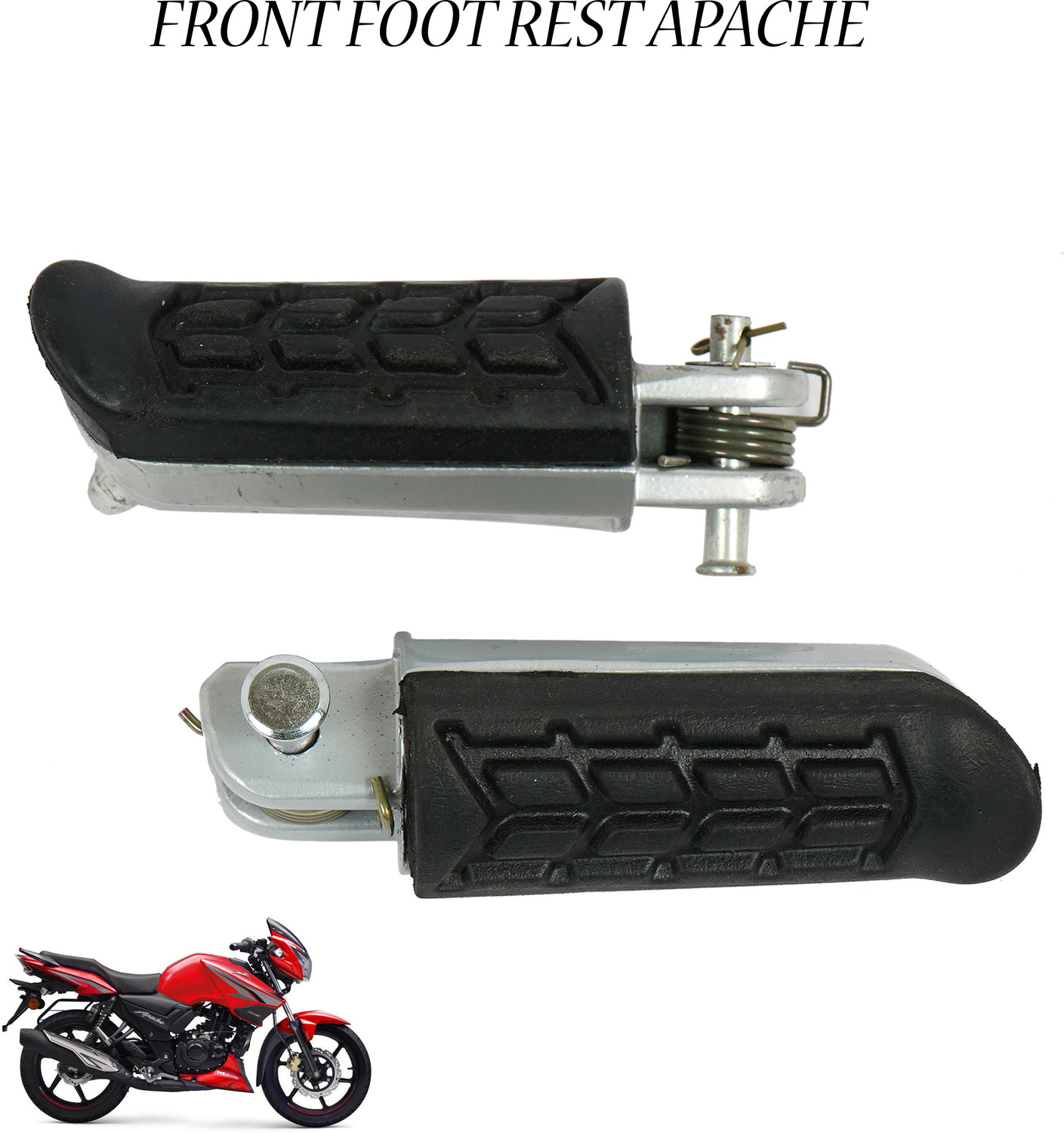 VKHAS Foot Rest for Apache, RTR 160, 160 4V - Image 1
