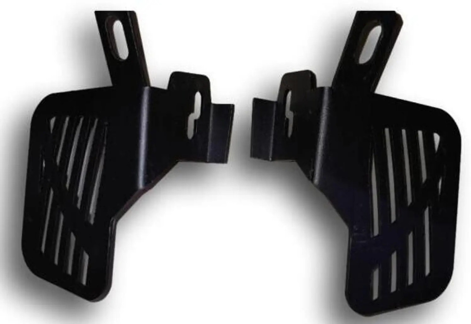 Image of DAZZRIDE Best Quality Lady Mount Dominar 250 /400 Bike Wide Footrest Pillion Left, Right Foot Rest (Black)