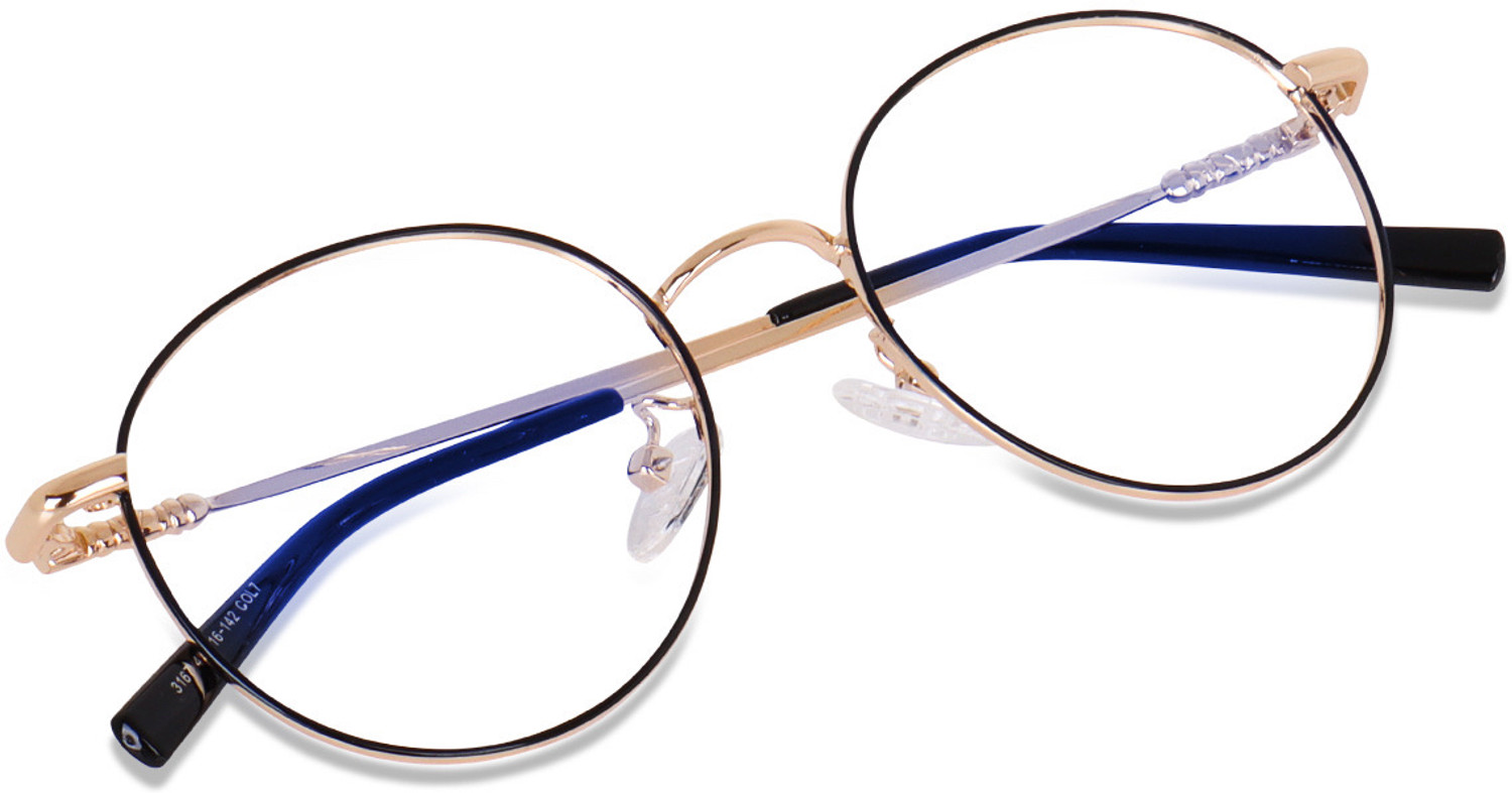 Image of I Flash Full Rim Round Anti Glare Frame For Men & Women (50 mm)