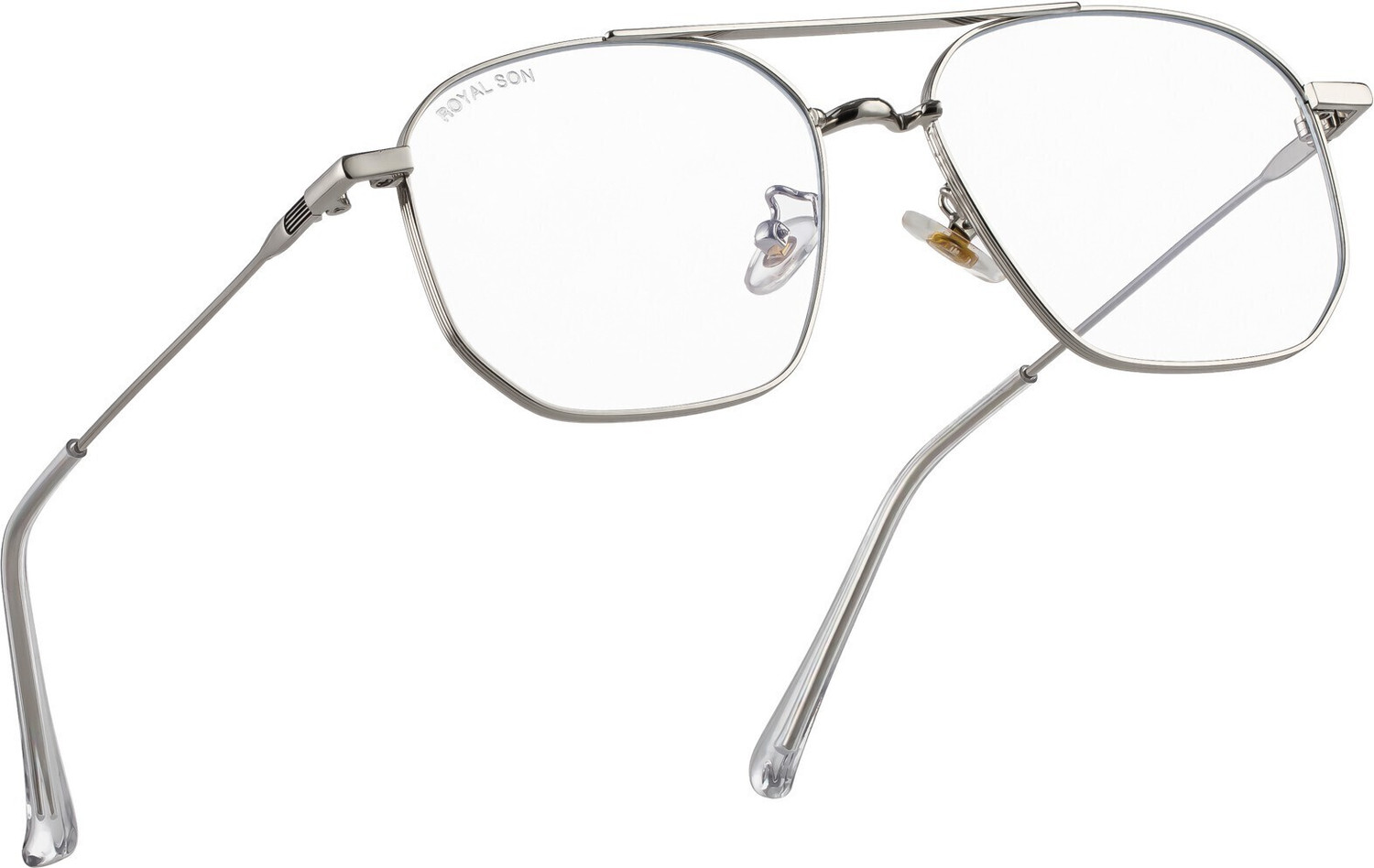 Image of ROADWAY Rimless Rectangle Frame For Men & Women (145 mm)