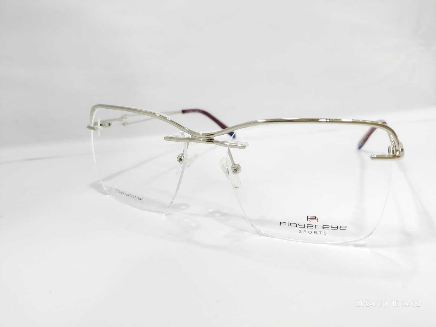 Image of Eyeglasses Half Rim Rectangle Anti Glare Frame For Men & Women (135 mm)