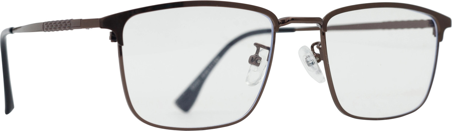 Image of Eyeglasses Half Rim Rectangle Anti Glare Frame For Men & Women (135 mm)