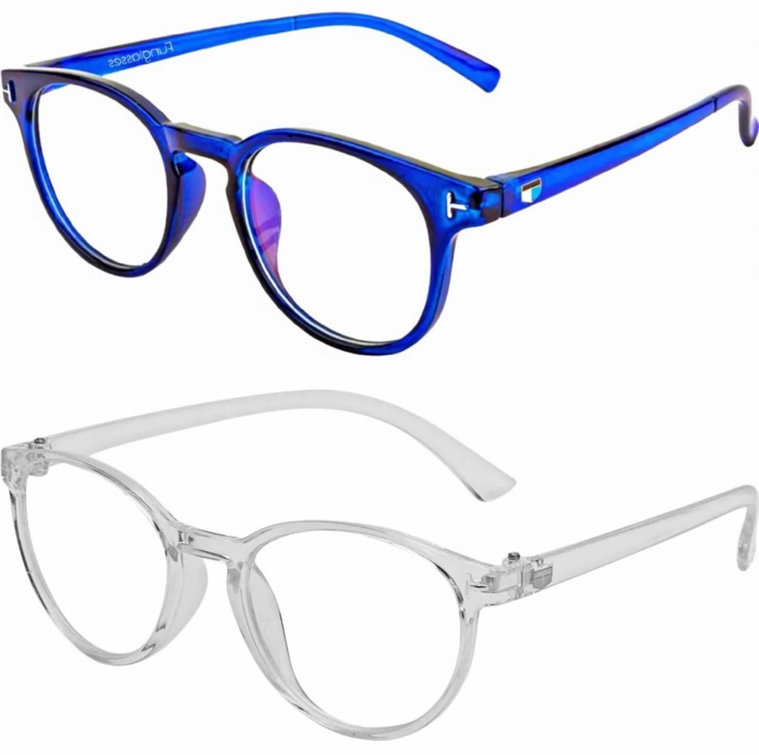 Image of I Flash Full Rim Round Anti Glare Frame For Men & Women (50 mm)