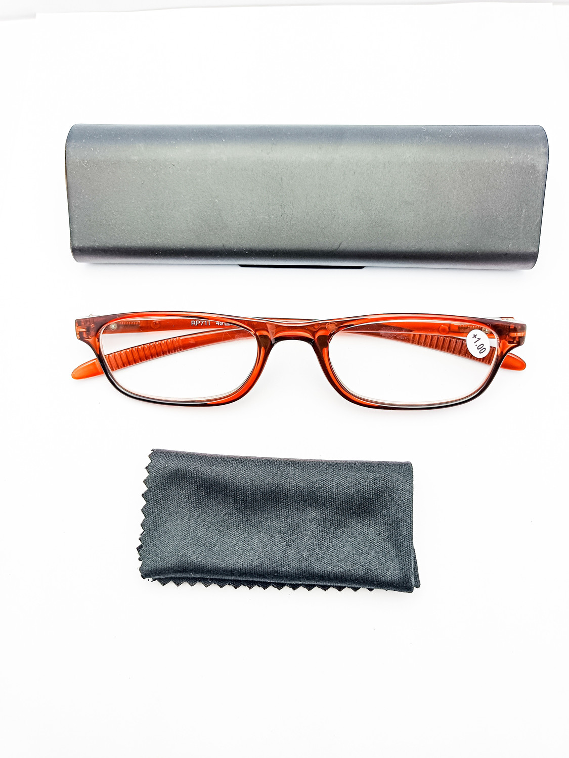 Hubofoptical Full Rim Rectangle Reading Glasses +1.25 - Image 1