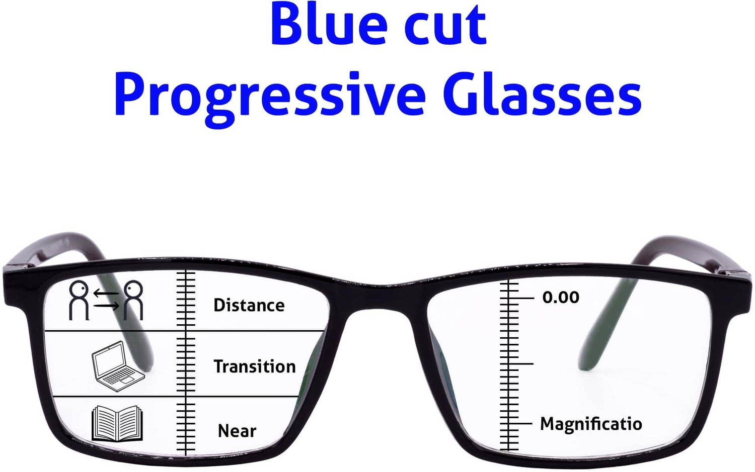 Image of Redleaf Full Rim (+1.50) Rectangle Anti Glare & Blue Cut Reading Glass For Men & Women (54 mm)