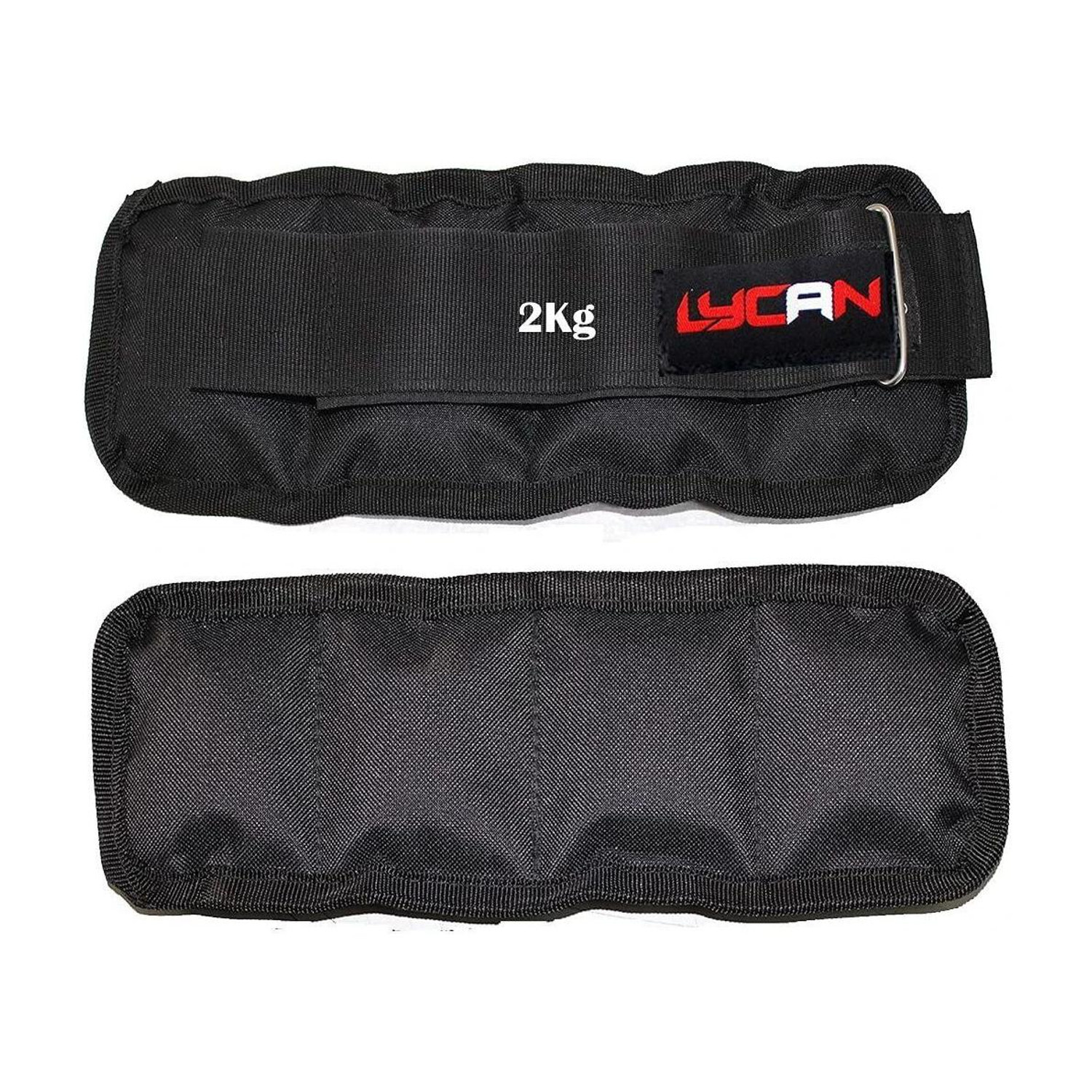 LYCAN 4 kg Black Ankle & Wrist Weights - Image 1
