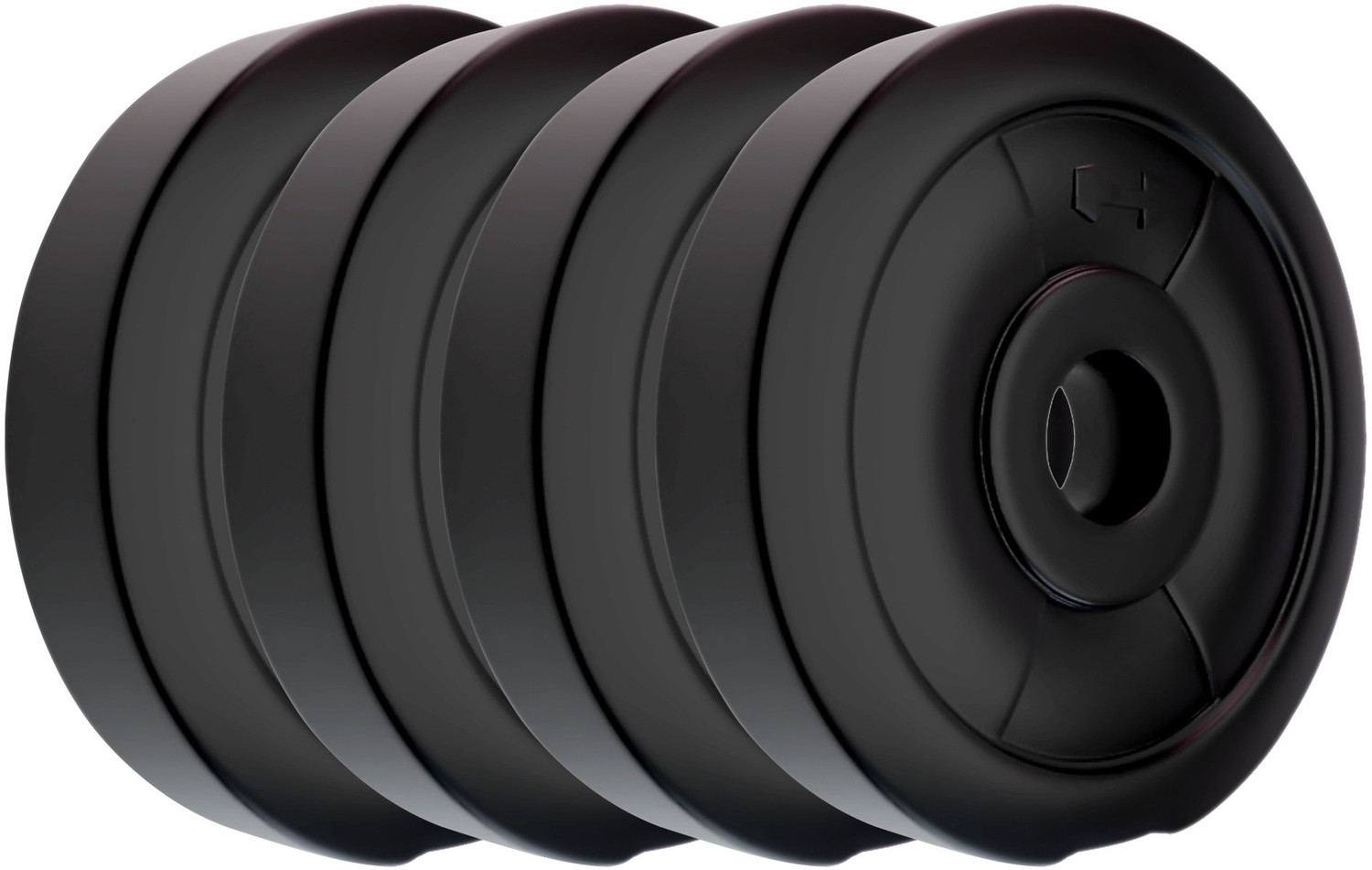 Image of Adrenex 4 kg 4kg Combo PVC (1 Kg X 4 ) Home Gym Combo