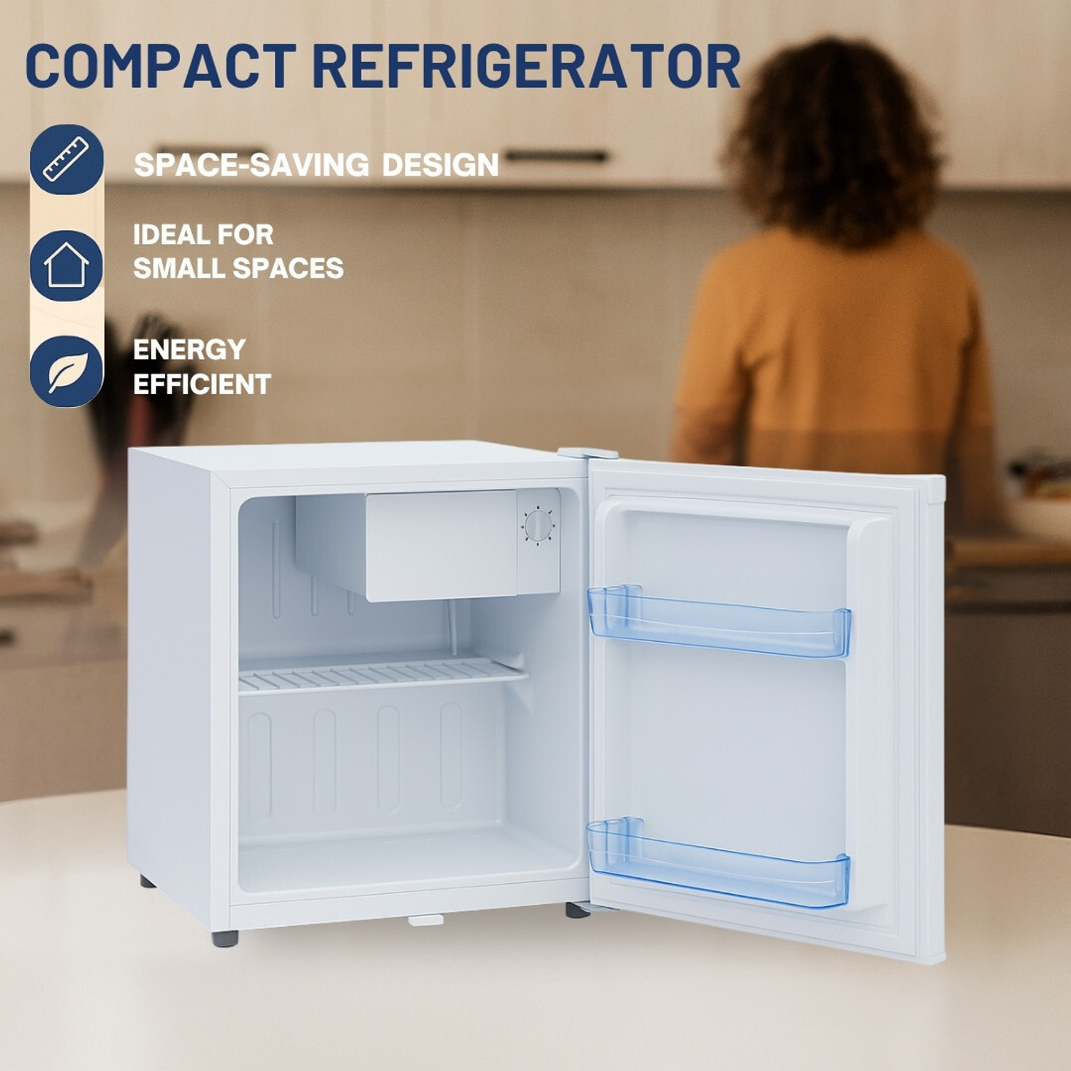 Image of Bestini 50 L Single Door Mini Freezer (White, MB-50L)
