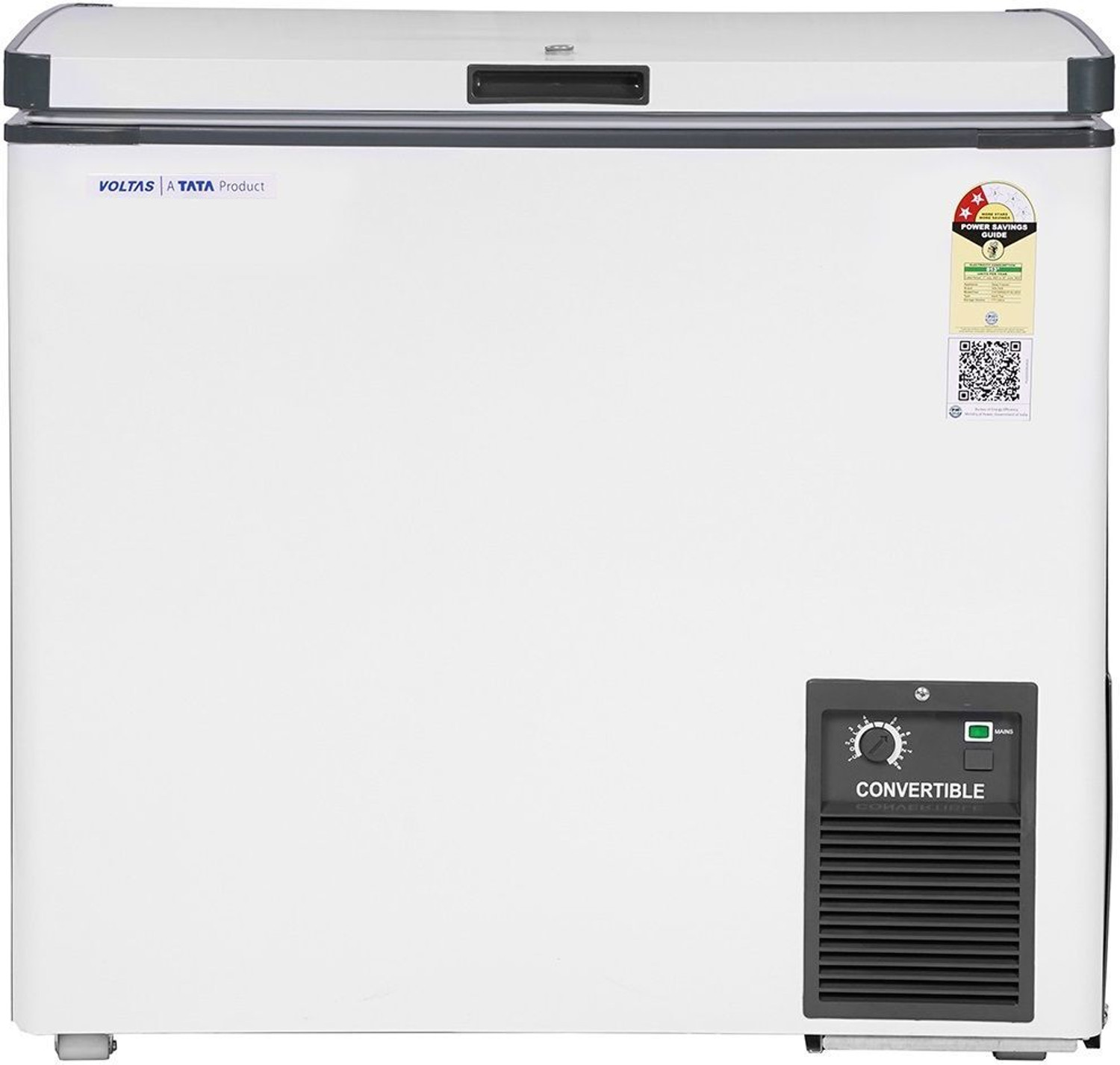 Image of Voltas 177 L Single Door Standard Deep Freezer (White, CVF 205 SD, 2 Star)