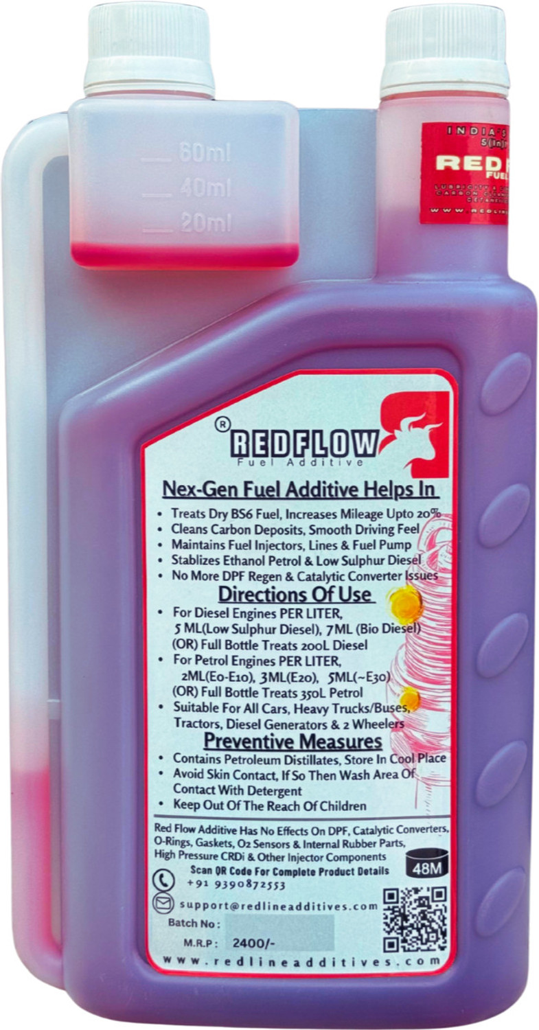Image of Red Flow Fuel Additives RFA007 Fuel Injector Cleaner (1000 ml)