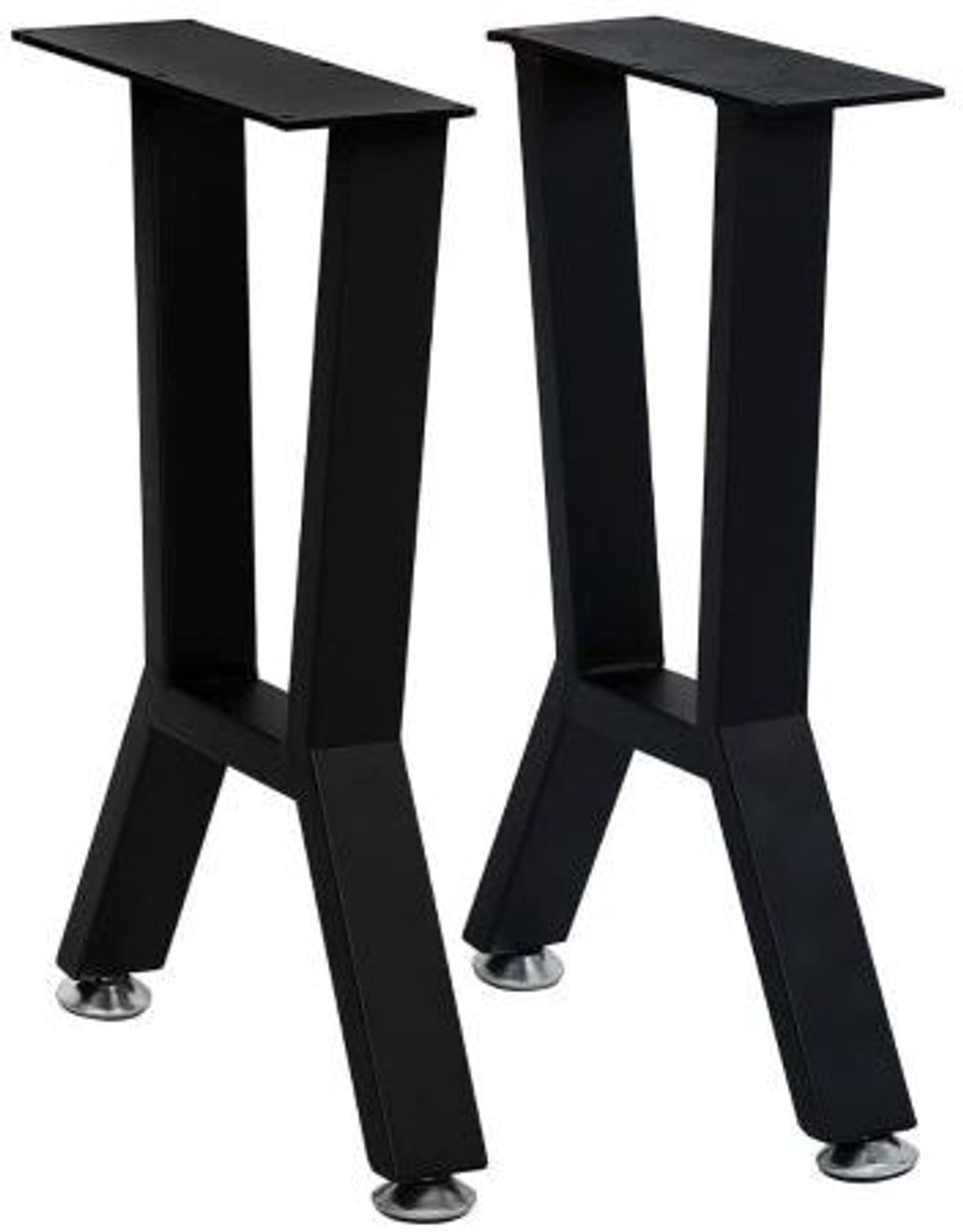 CARTVILLA Metal Table Legs 71cm Height 45cm Wide - Image 1