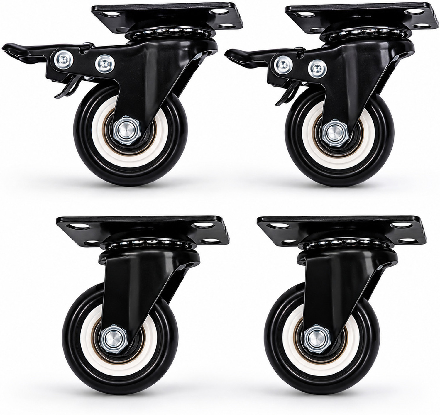 RD VERSE Swivel Caster Wheels 2 Brake + 2 Non-Brake - Image 6