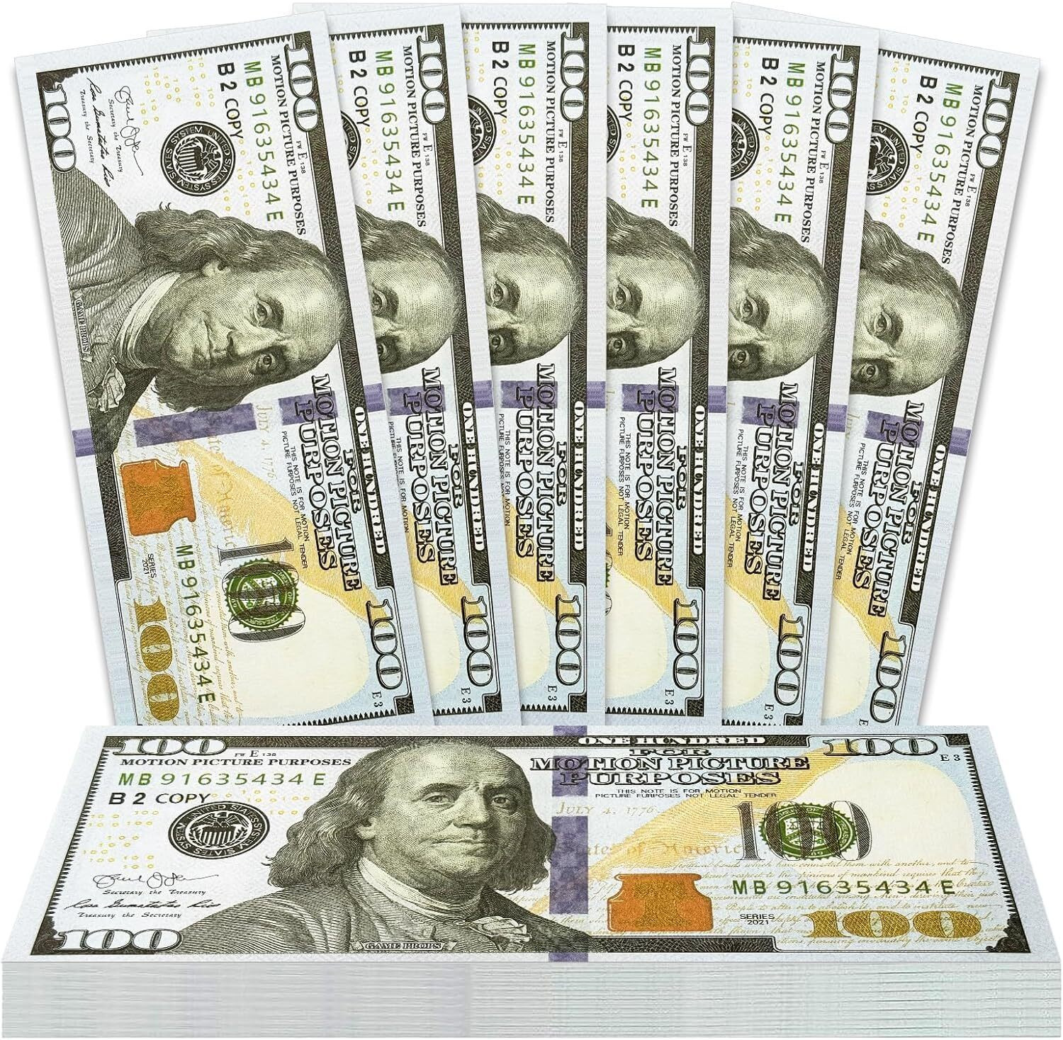 Playhubs 400PCS Dummy Dollar Money Notes Toy for Kids 3+ - Image 1