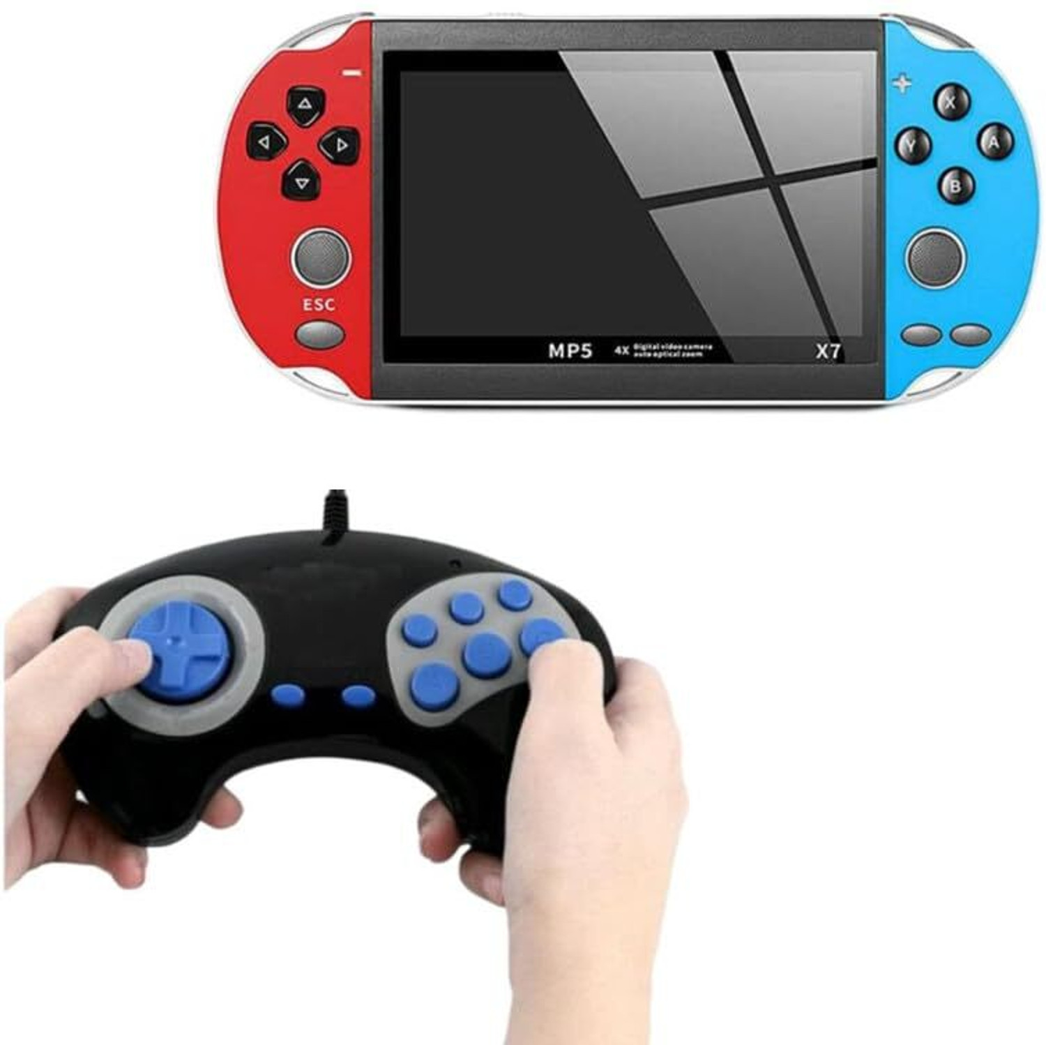 Image of Lipzie C472.Genesis12Videogm+35AID16PSPX78GBgm USB Gamepad (Multicolor, For Switch)
