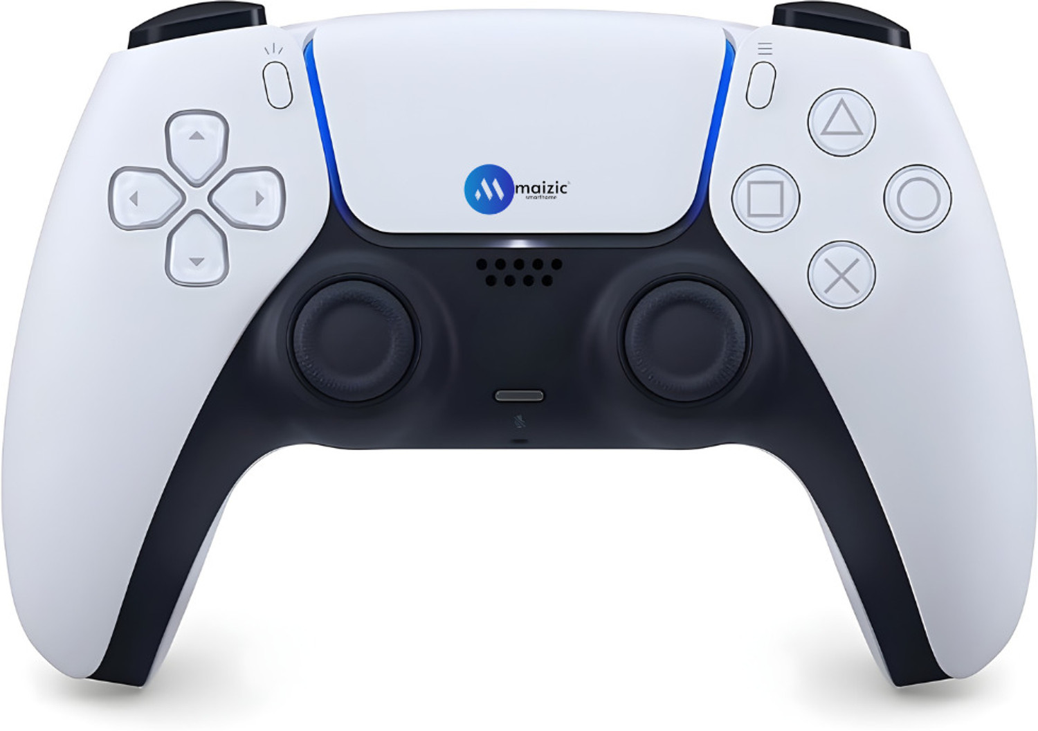 Image of Maizic Smarthome PlayX Black P4 Wireless Game Controller Dual /Asymmetric Motor, 800mah Battery Bluetooth Gamepad (Black, For Android, PS4, PC)