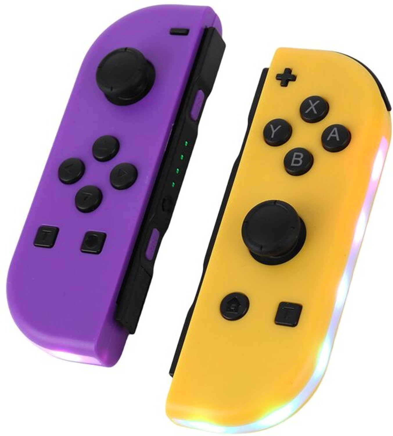 Image of Tobo RGB LED Joy Con Controller for Nitendo Switch Compatible with Switch TD-1335GA Bluetooth Gamepad (Purple, Yellow, For Xbox One, Xbox One S, Switch)