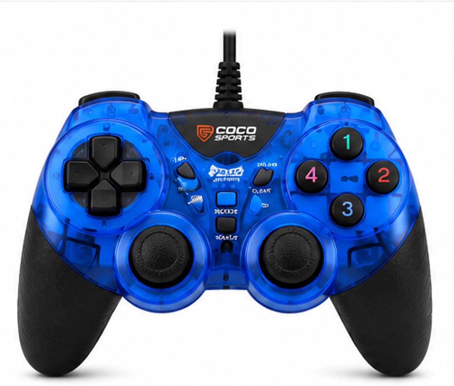 Image of Flydigi Dune Fox USB Gamepad (Ice Blue, For PC, Windows 10, iOS, Android)