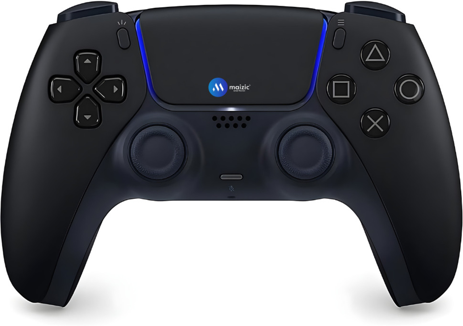 Image of Maizic Smarthome PlayX Black P4 Wireless Game Controller Dual /Asymmetric Motor, 800mah Battery Bluetooth Gamepad (Black, For Android, PS4, PC)