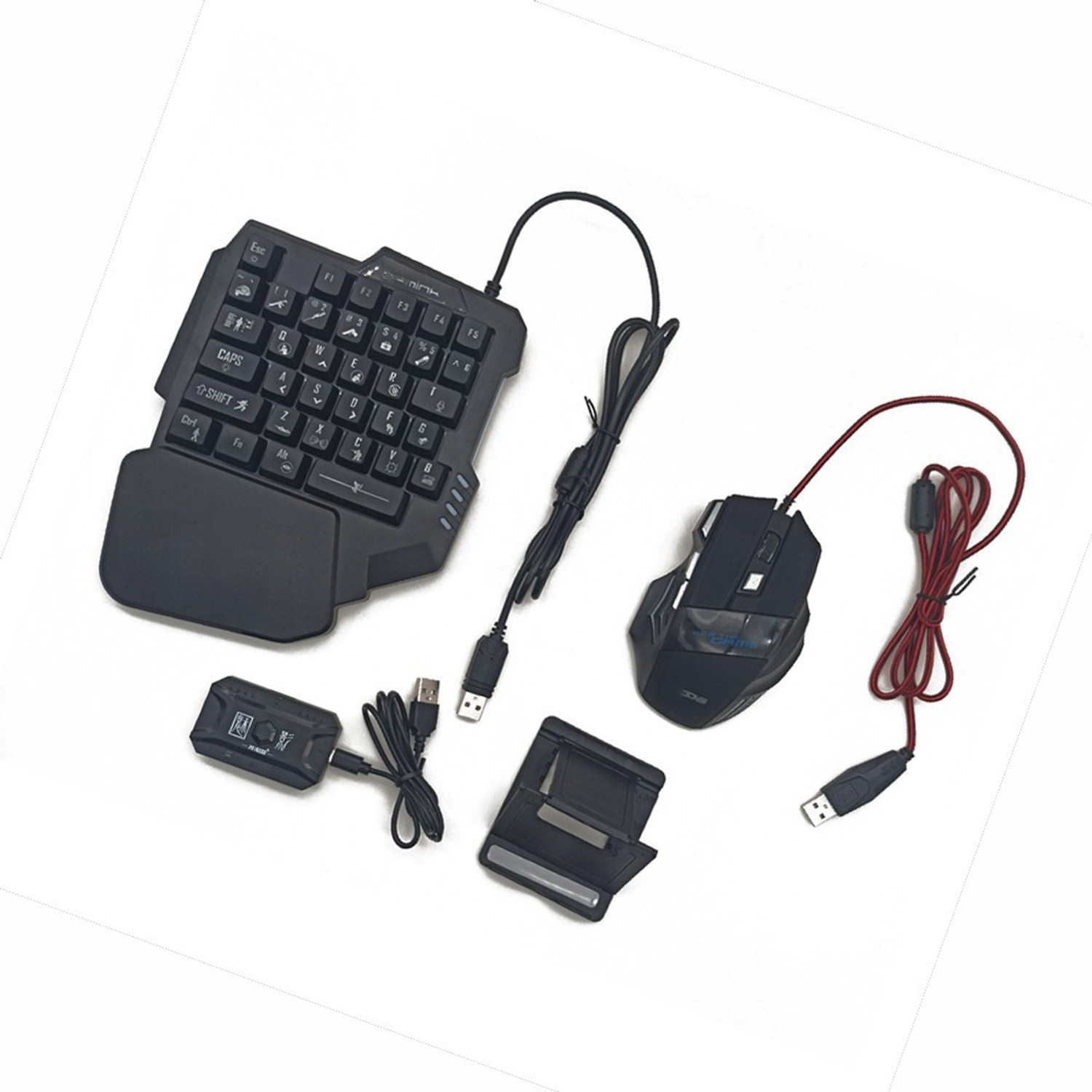 PTCMart 4 in 1 Bluetooth Gaming Keyboard Mouse Combo - Image 1