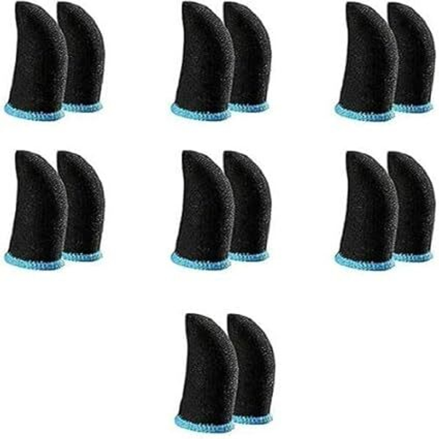Image of skgadgetnstyle mobile gaming finger sleeves Gaming Accessory Kit (Black, For Android)
