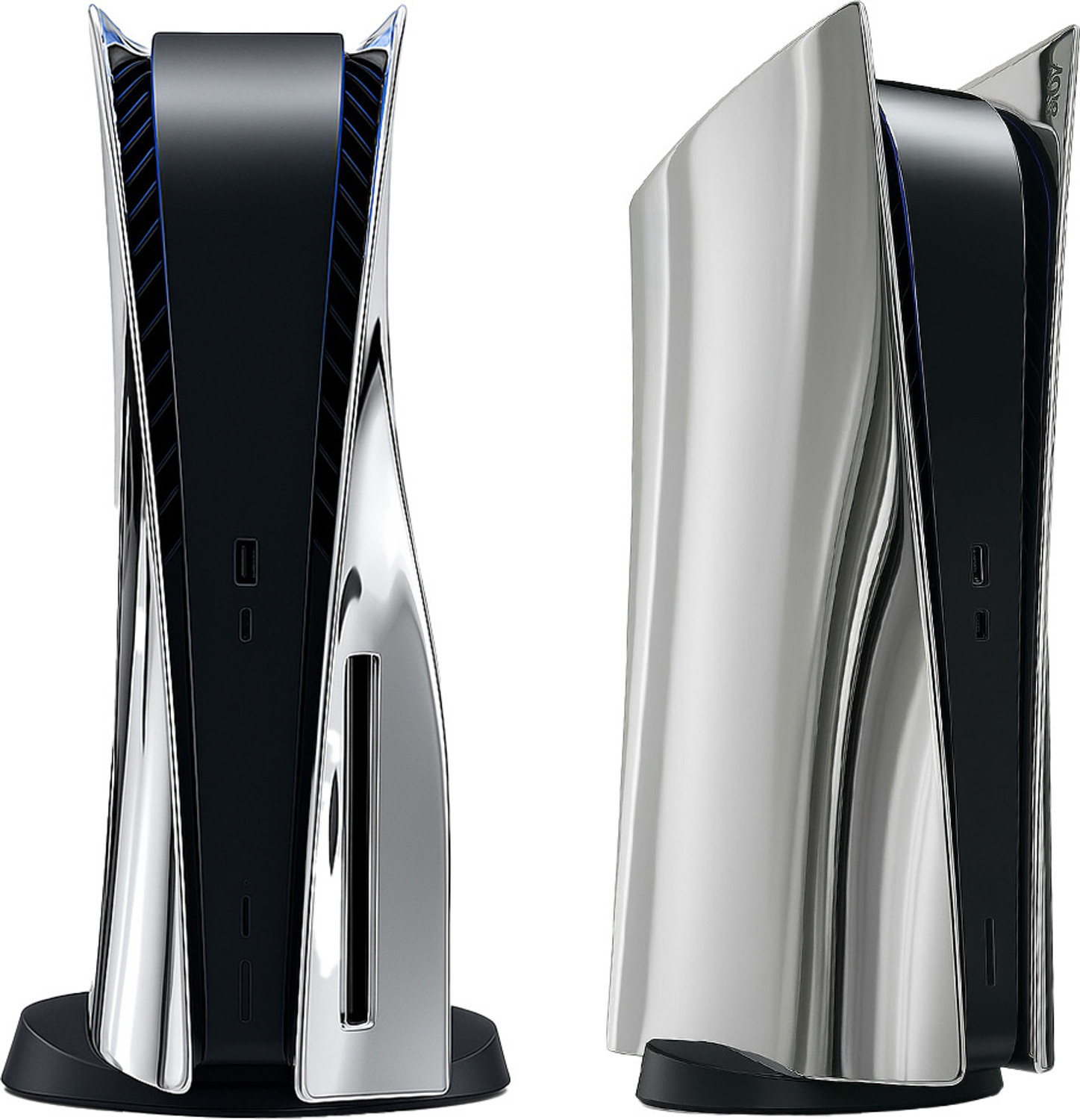 Image of Krafftech PS5 Gaming Accessory Kit (Chrome, For PS5)